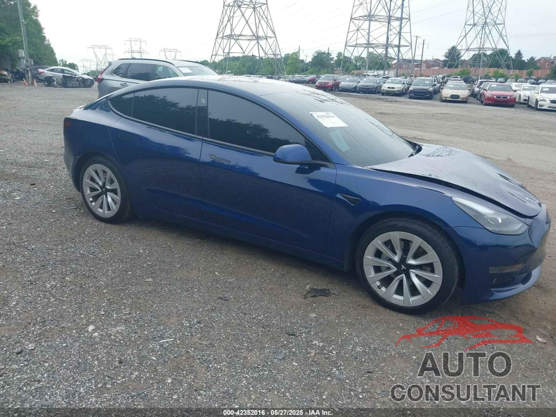 TESLA MODEL 3 2022 - 5YJ3E1EA9NF199483