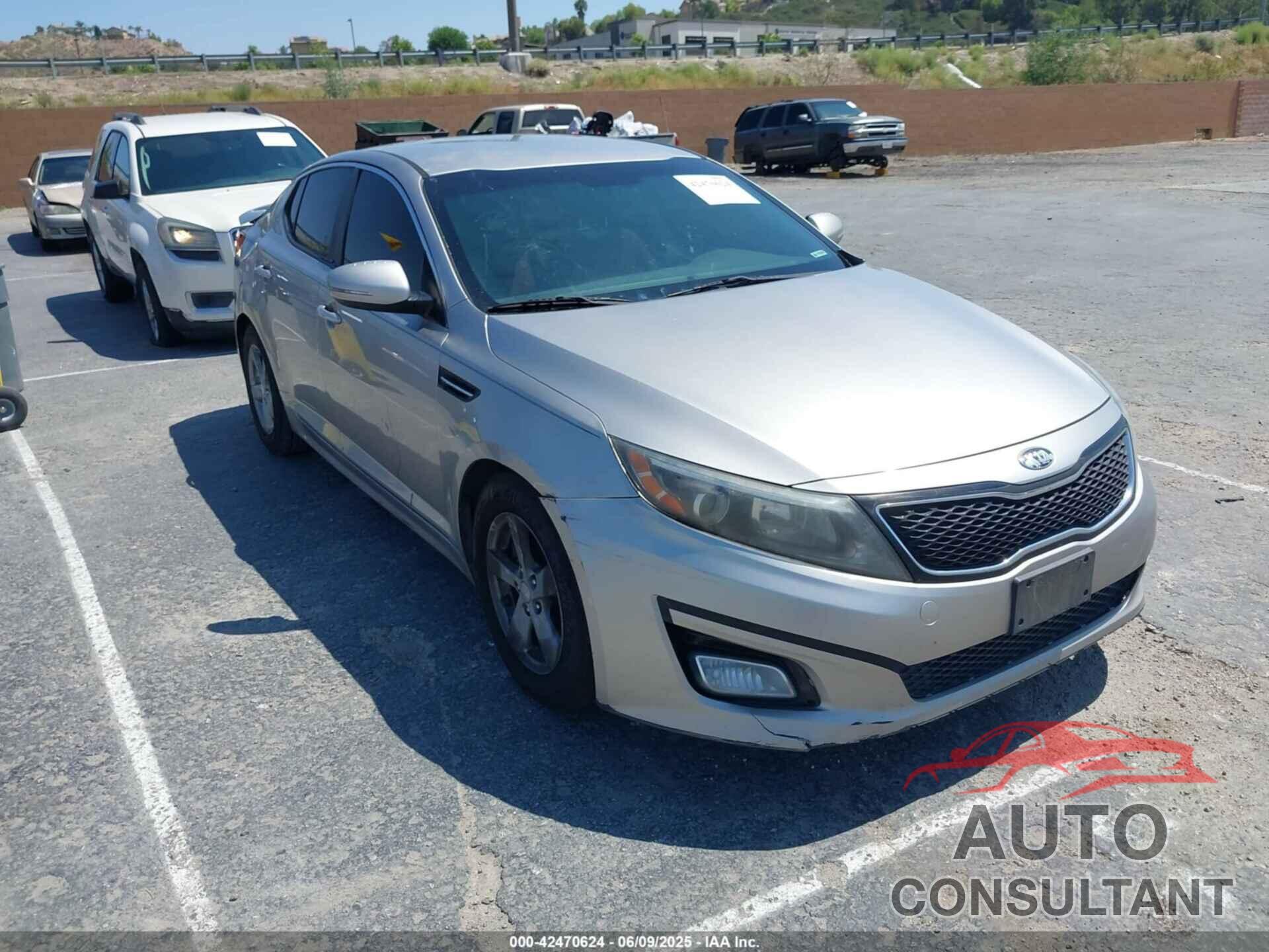 KIA OPTIMA 2014 - KNAGM4A79E5465308
