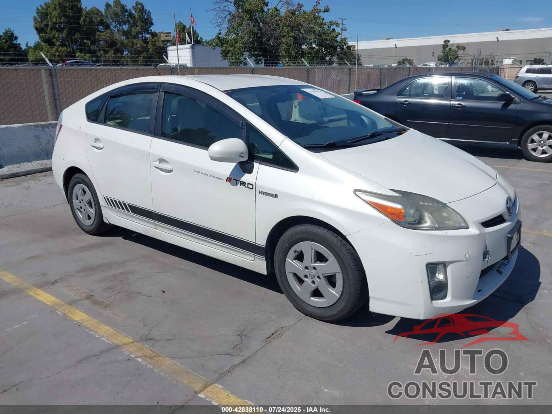TOYOTA PRIUS 2011 - JTDKN3DU7B5370246