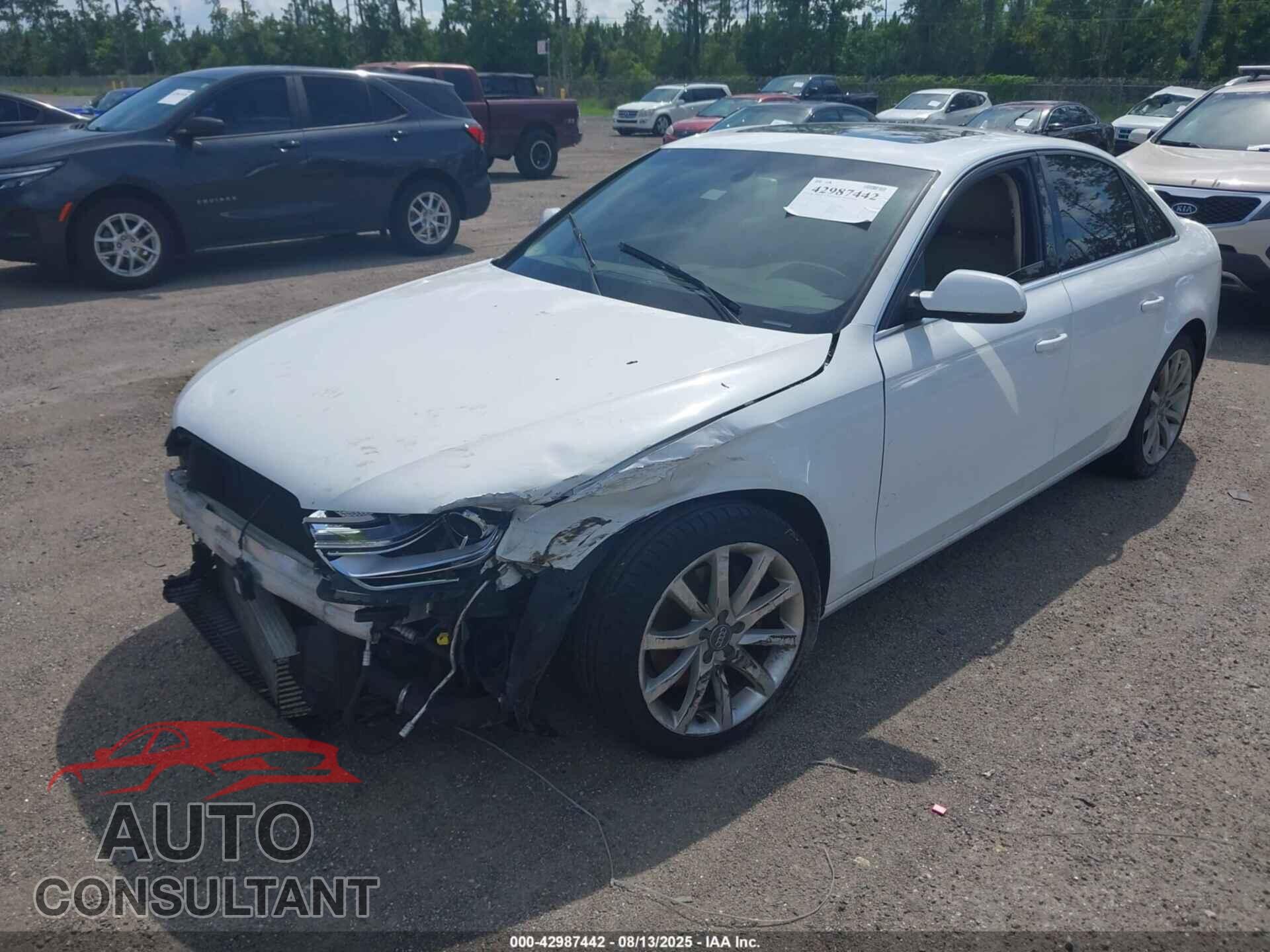 AUDI A4 2013 - WAUFFAFL5DN045294