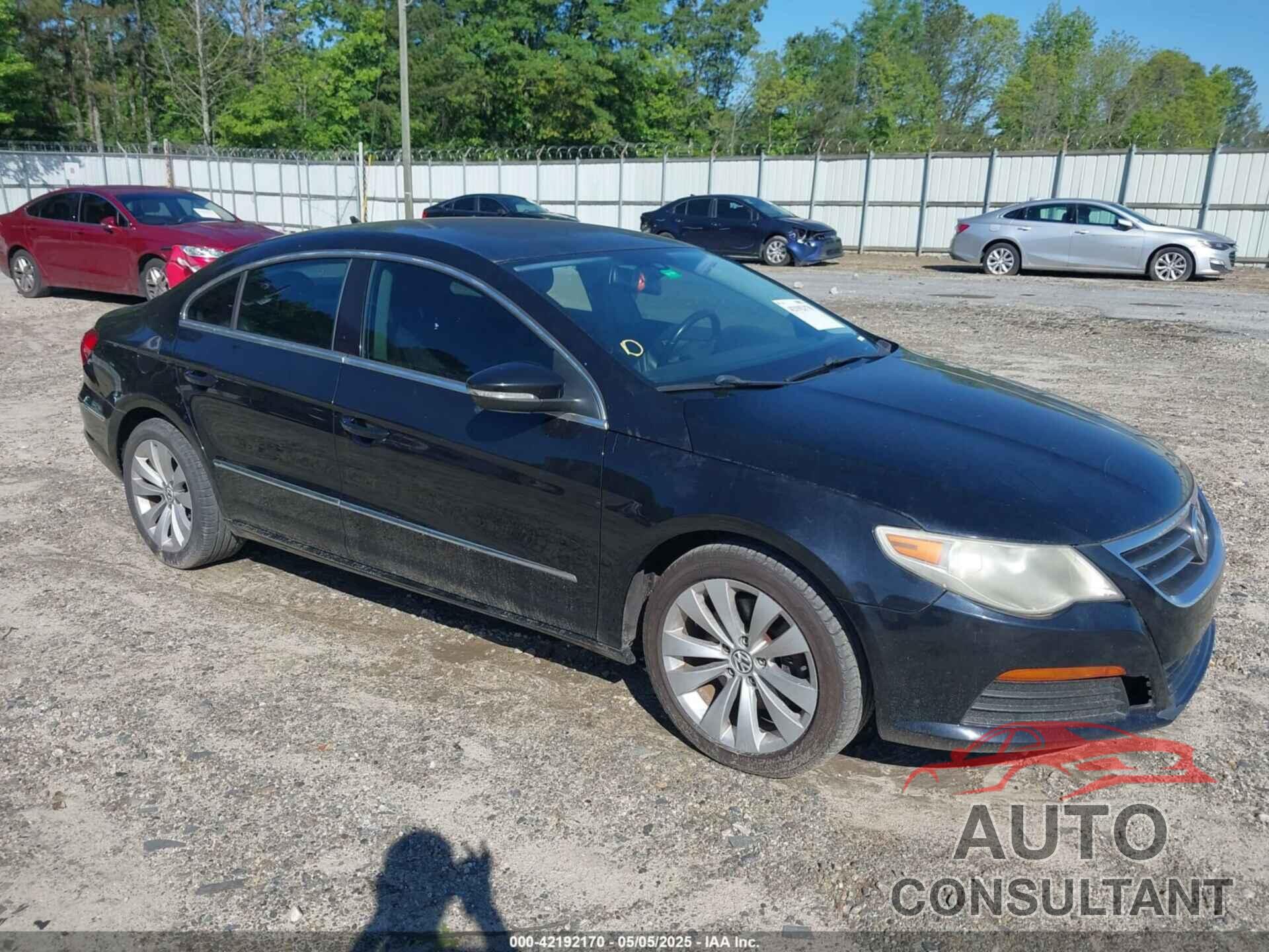 VOLKSWAGEN CC 2011 - WVWNP7AN1BE729327
