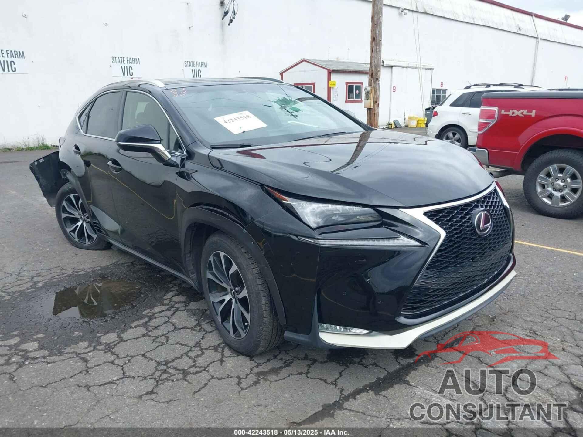 LEXUS NX 200T 2015 - JTJBARBZ9F2016200
