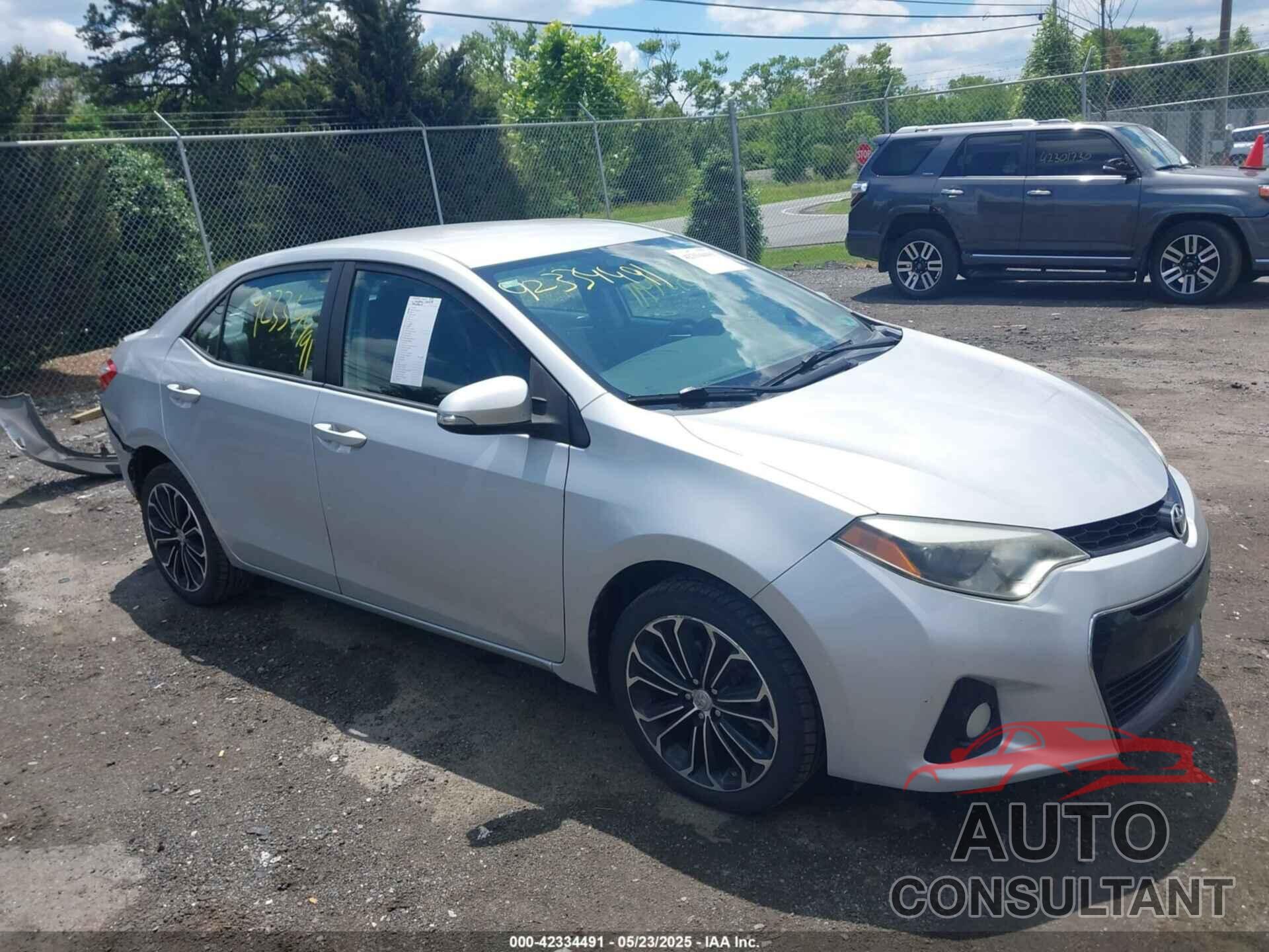 TOYOTA COROLLA 2016 - 5YFBURHE1GP431481