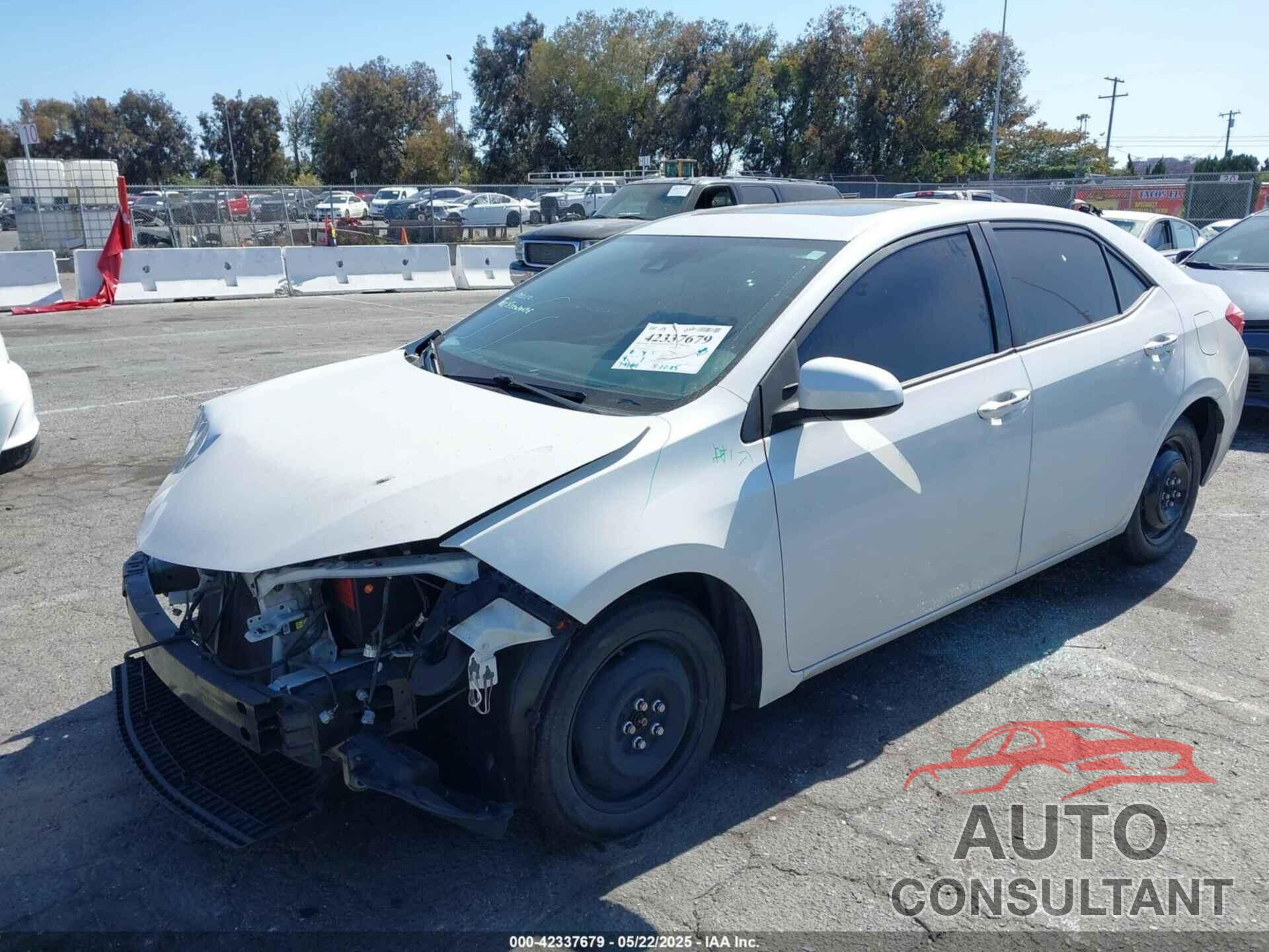 TOYOTA COROLLA 2018 - 5YFBURHE1JP813372
