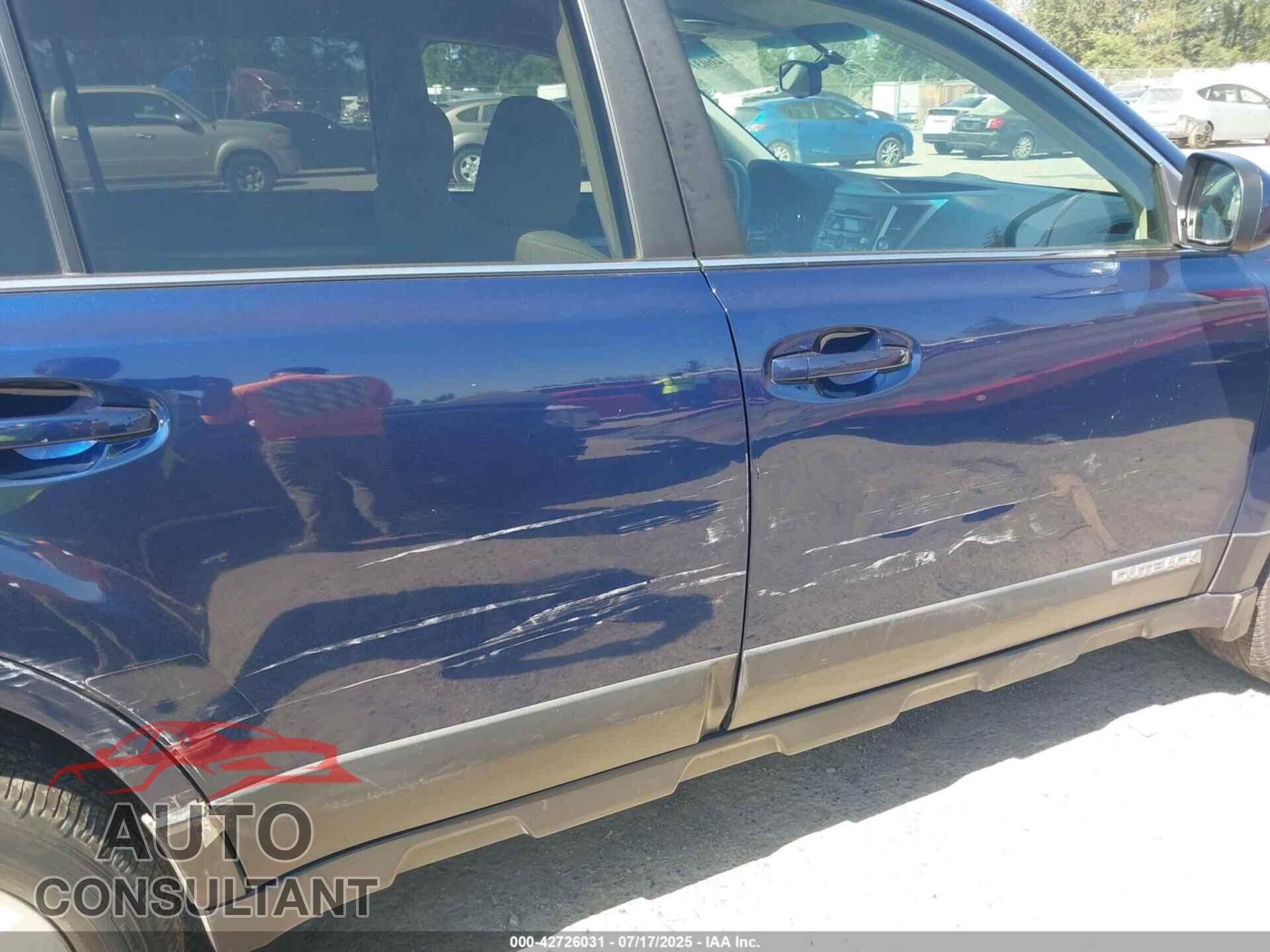 SUBARU OUTBACK 2011 - 4S4BRBCC2B3343146