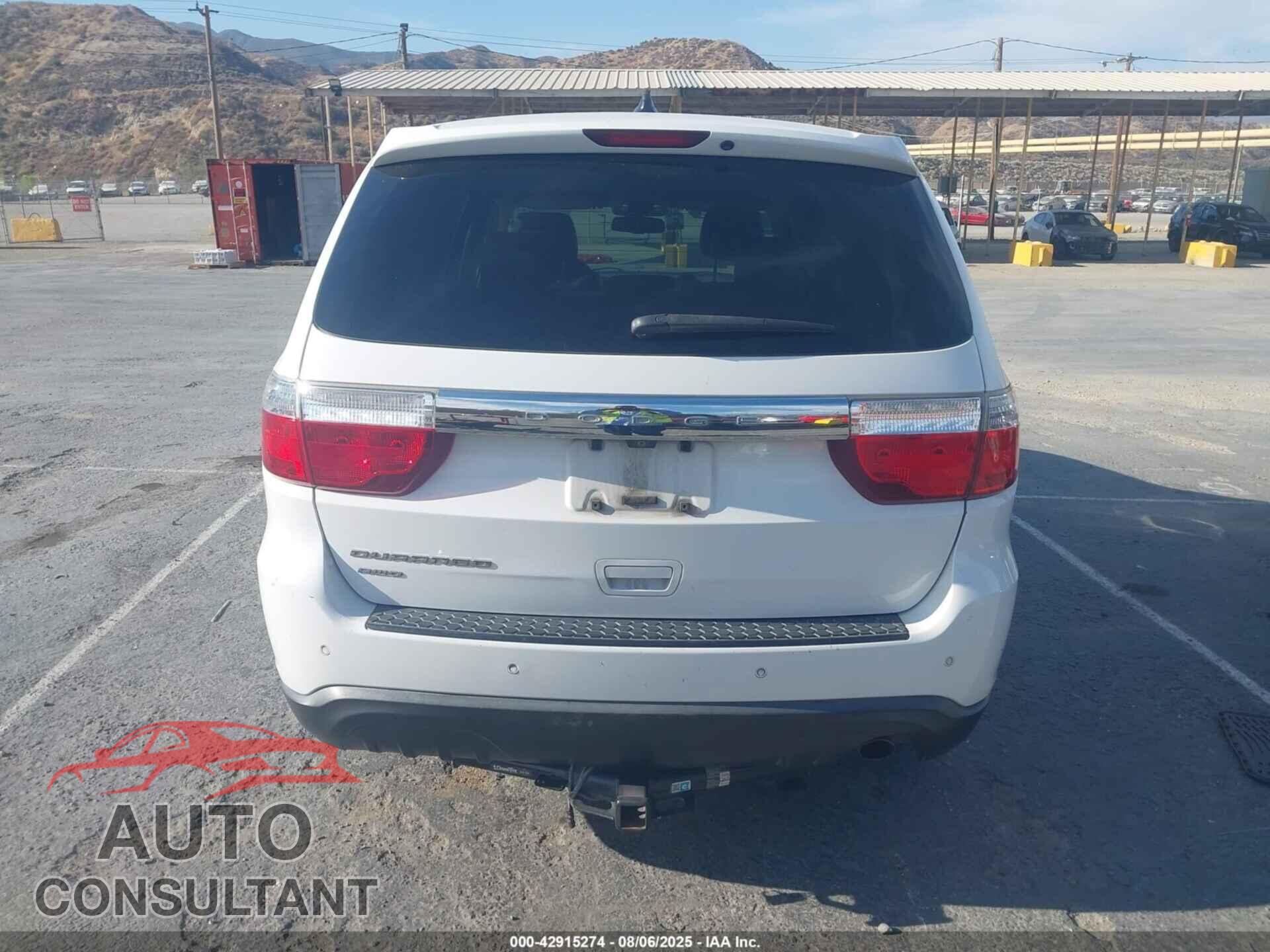DODGE DURANGO 2013 - 1C4RDJAG3DC666058