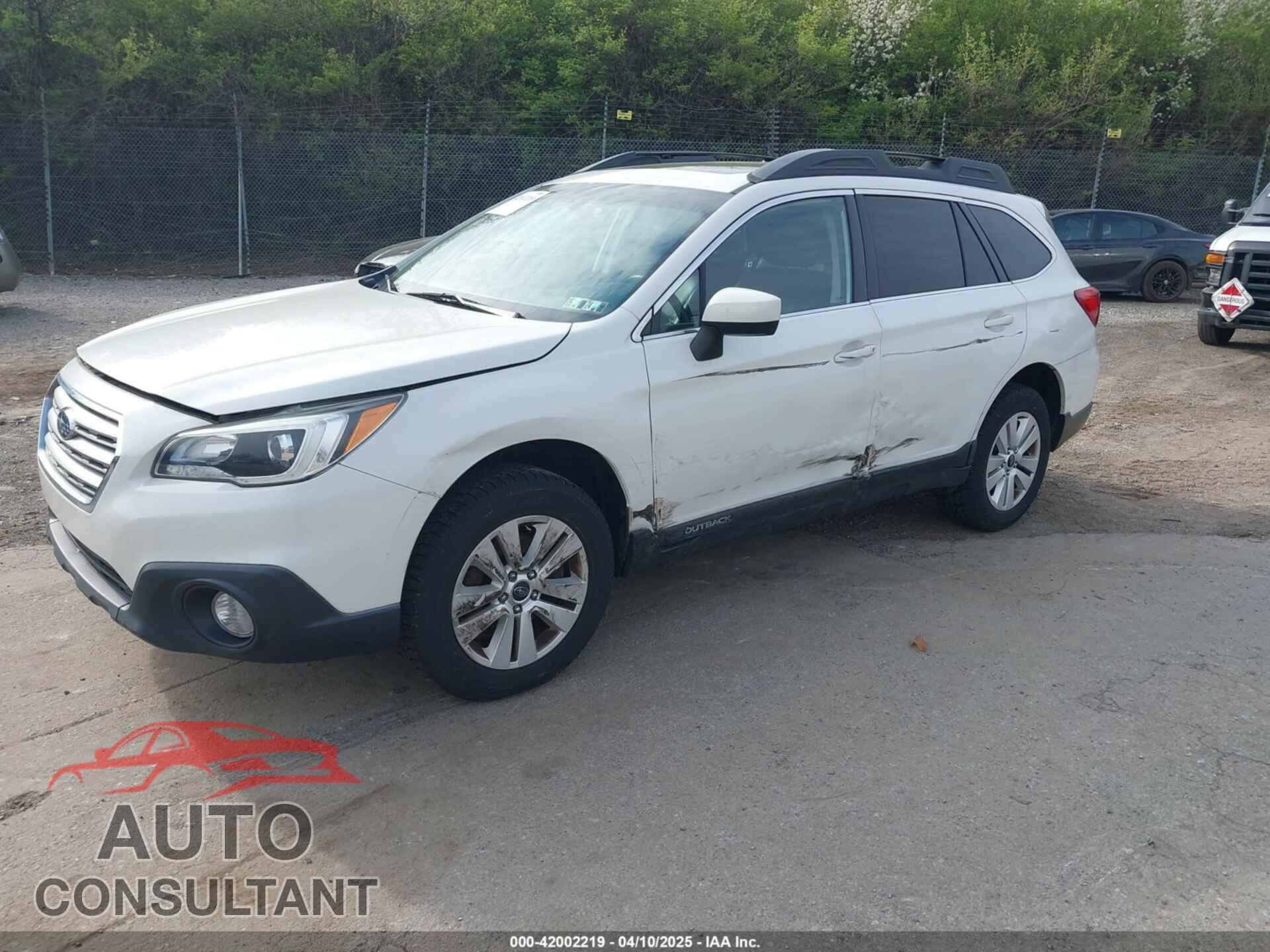 SUBARU OUTBACK 2016 - 4S4BSAEC1G3234499