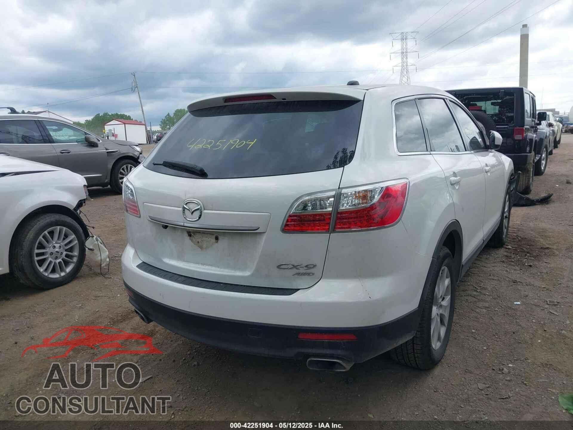 MAZDA CX-9 2012 - JM3TB3CA9C0349814