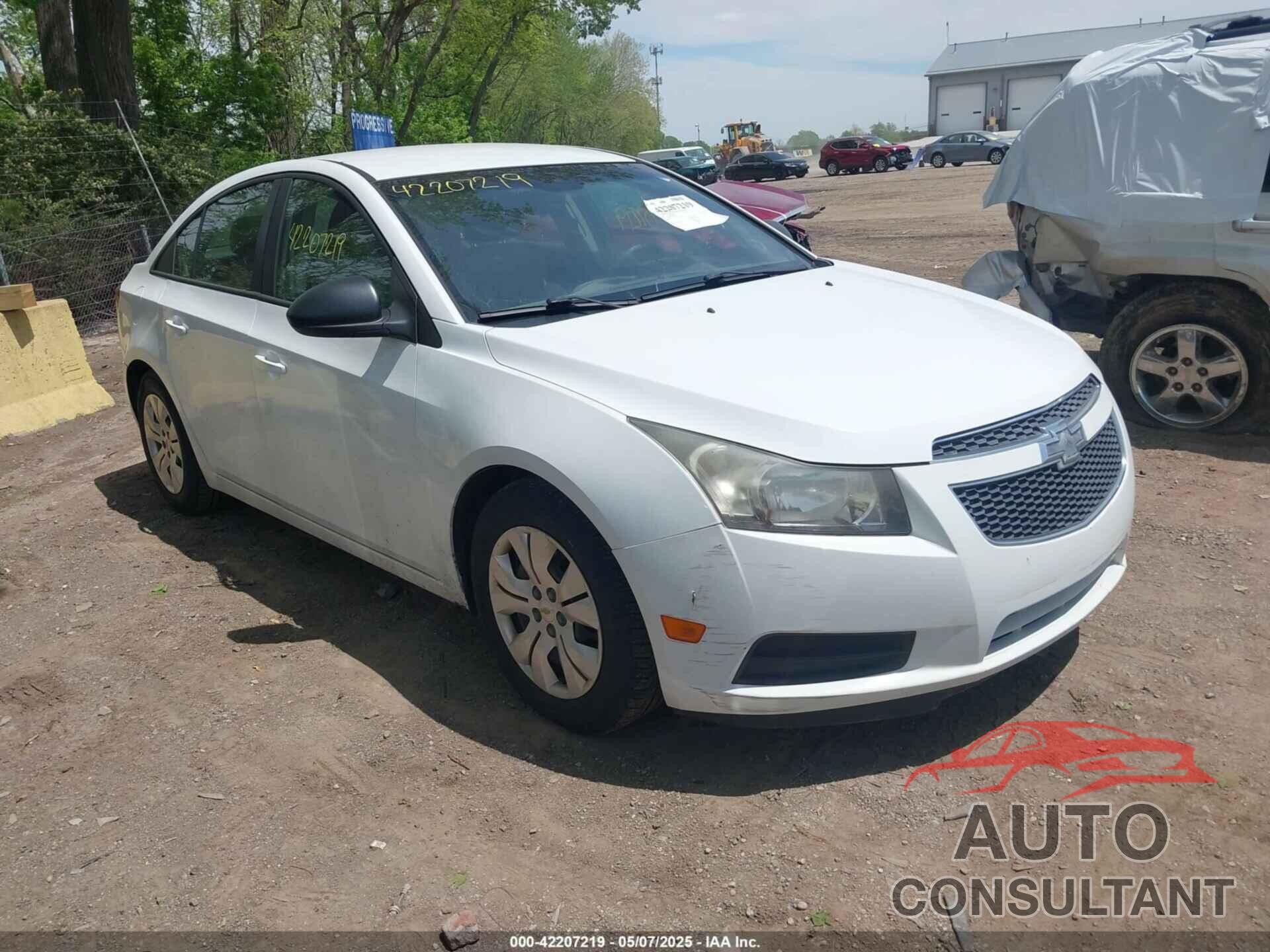 CHEVROLET CRUZE 2013 - 1G1PA5SH3D7324528