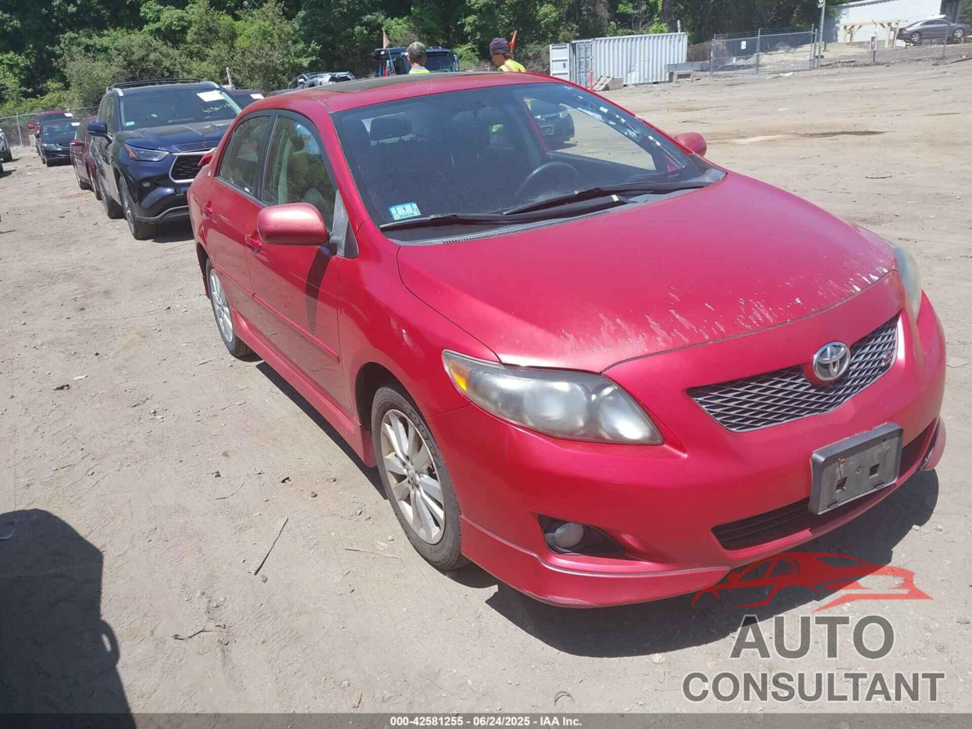 TOYOTA COROLLA 2009 - 1NXBU40E99Z071831