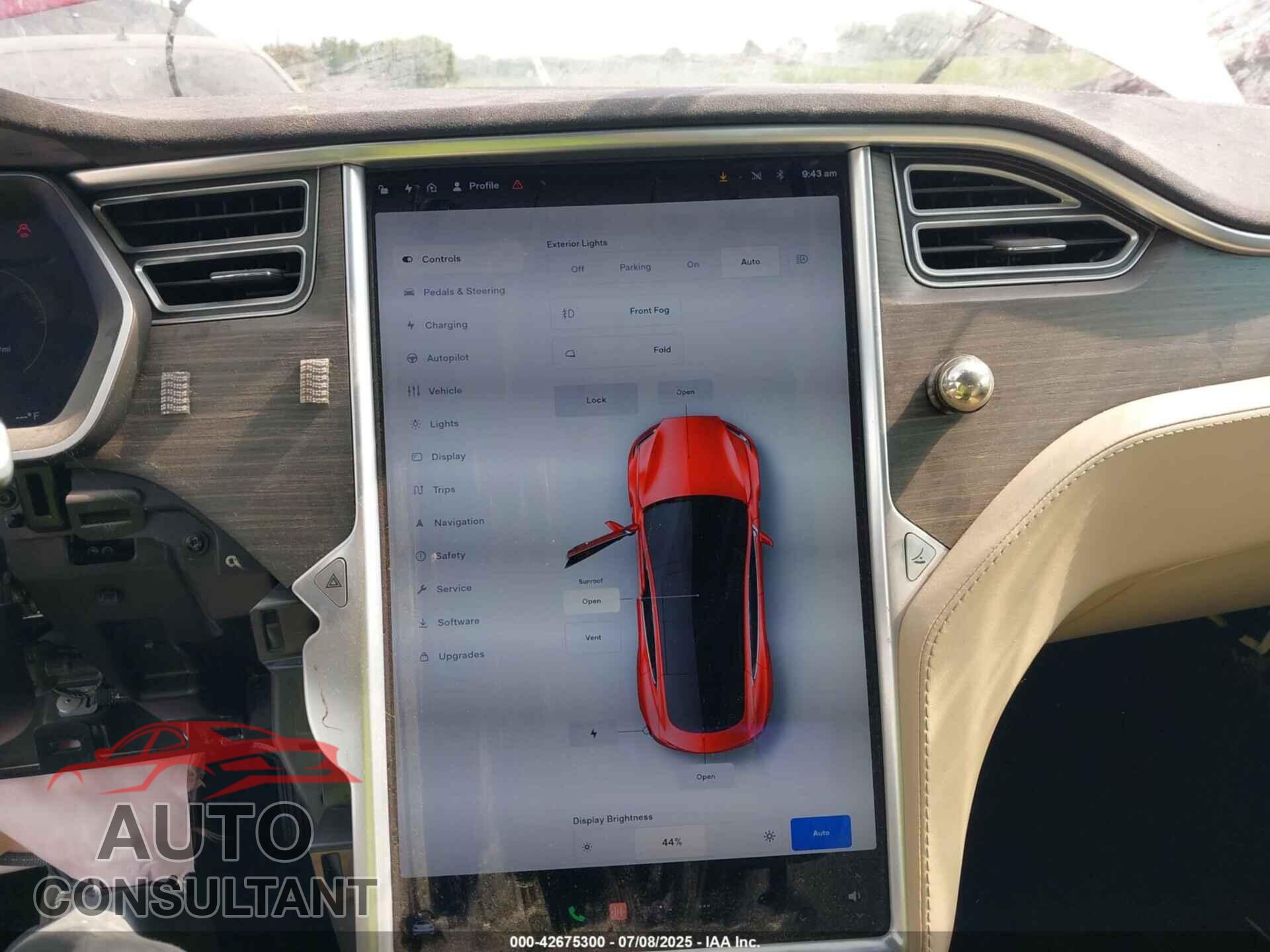 TESLA MODEL S 2015 - 5YJSA1E20FF101992