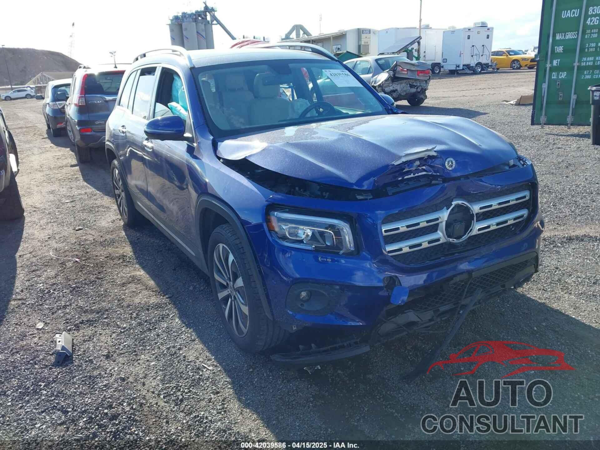 MERCEDES-BENZ GLB 250 2022 - W1N4M4HB7NW231512