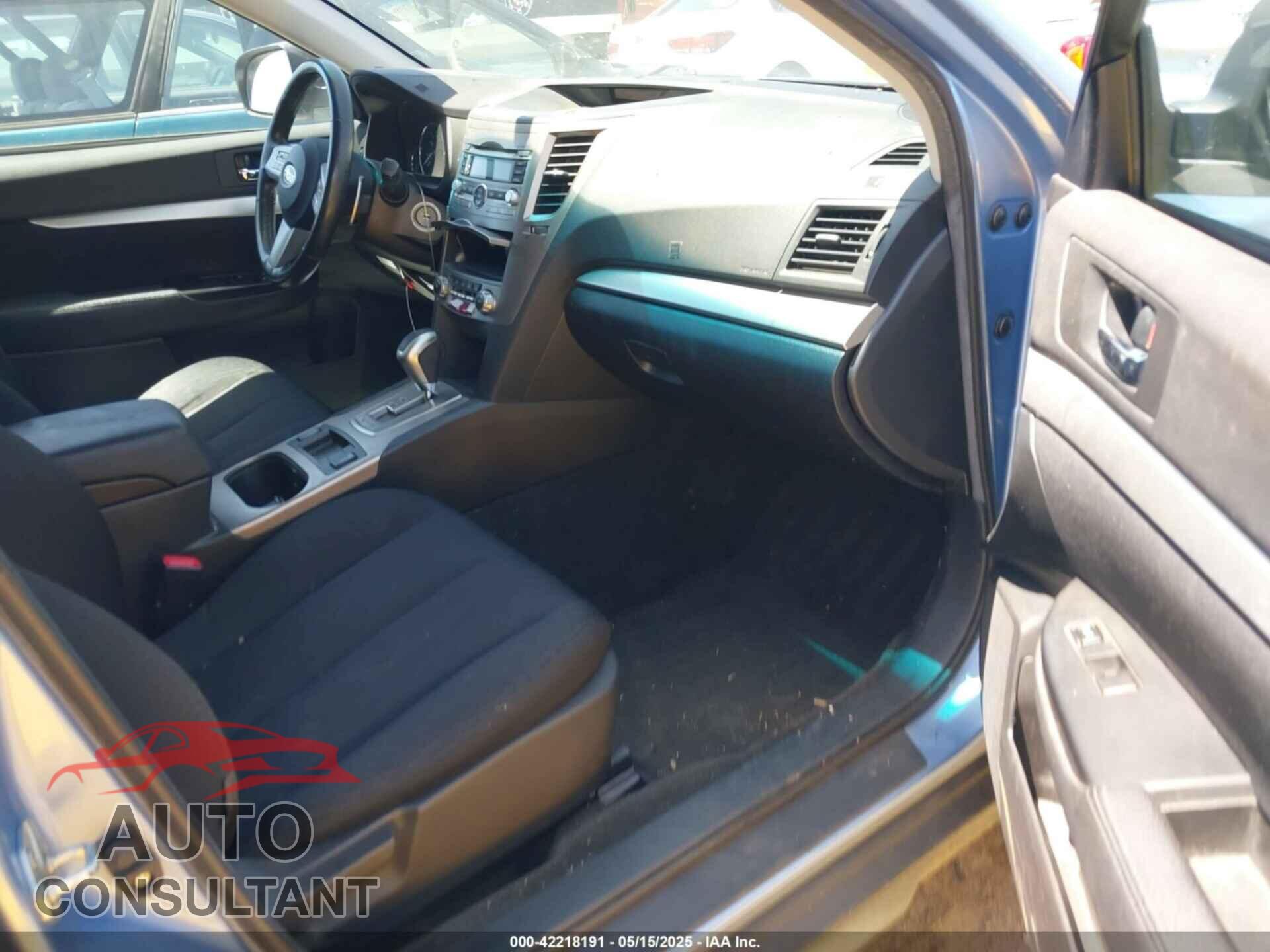 SUBARU OUTBACK 2011 - 4S4BRBGC2B3445542