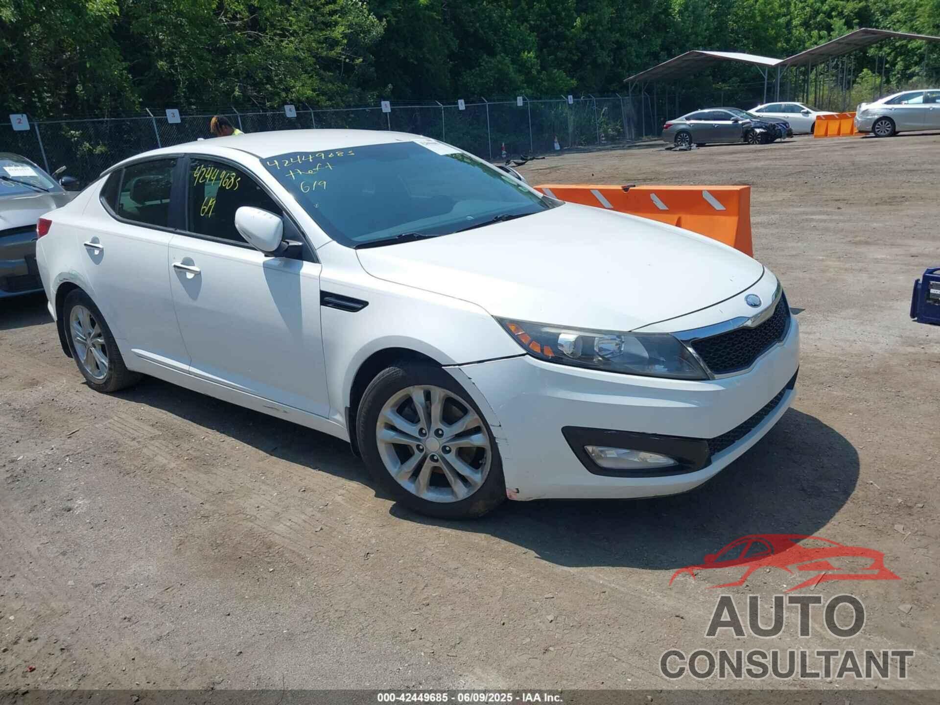 KIA OPTIMA 2013 - 5XXGN4A70DG091603