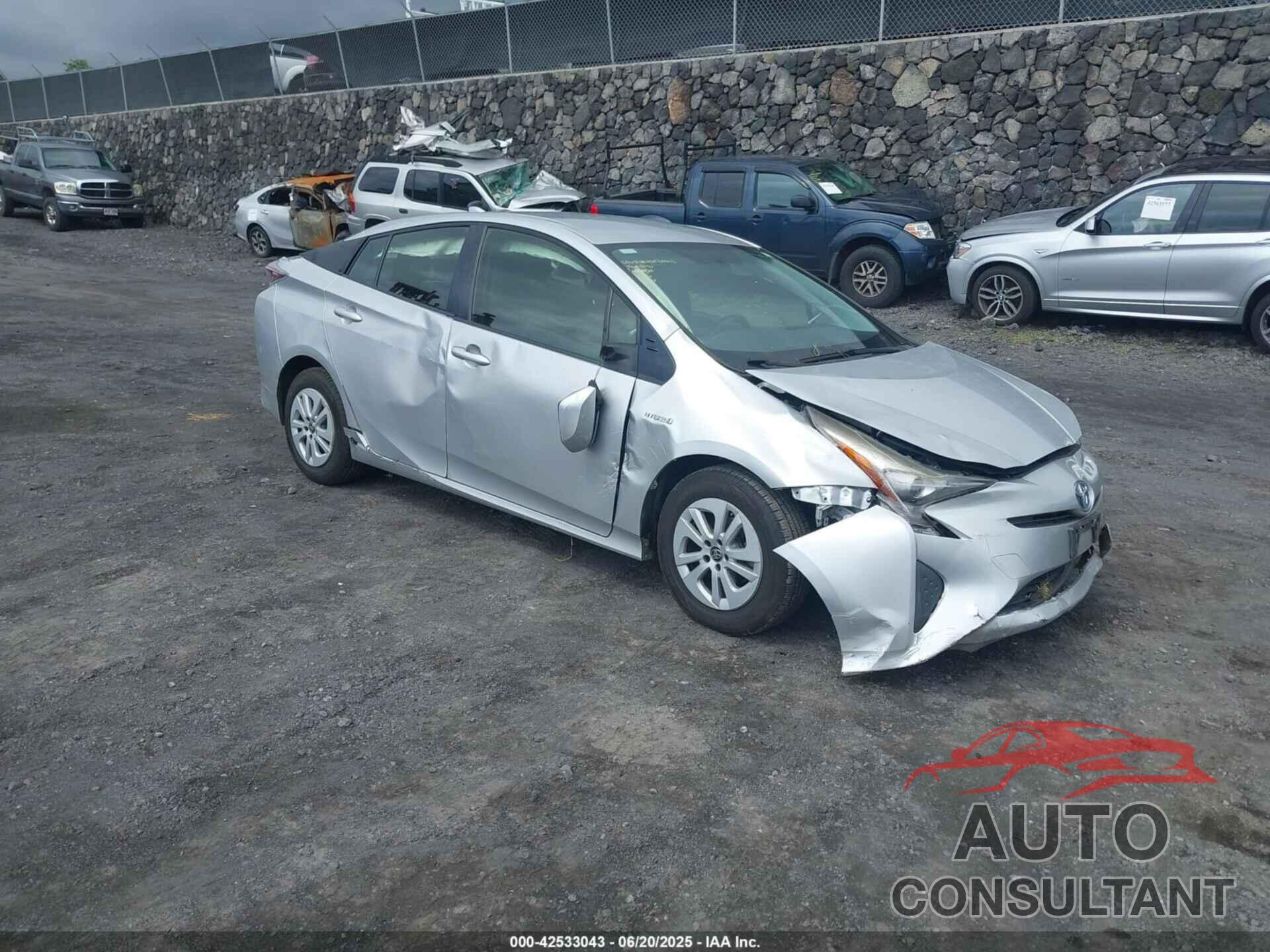 TOYOTA PRIUS 2016 - JTDKBRFU5G3014311