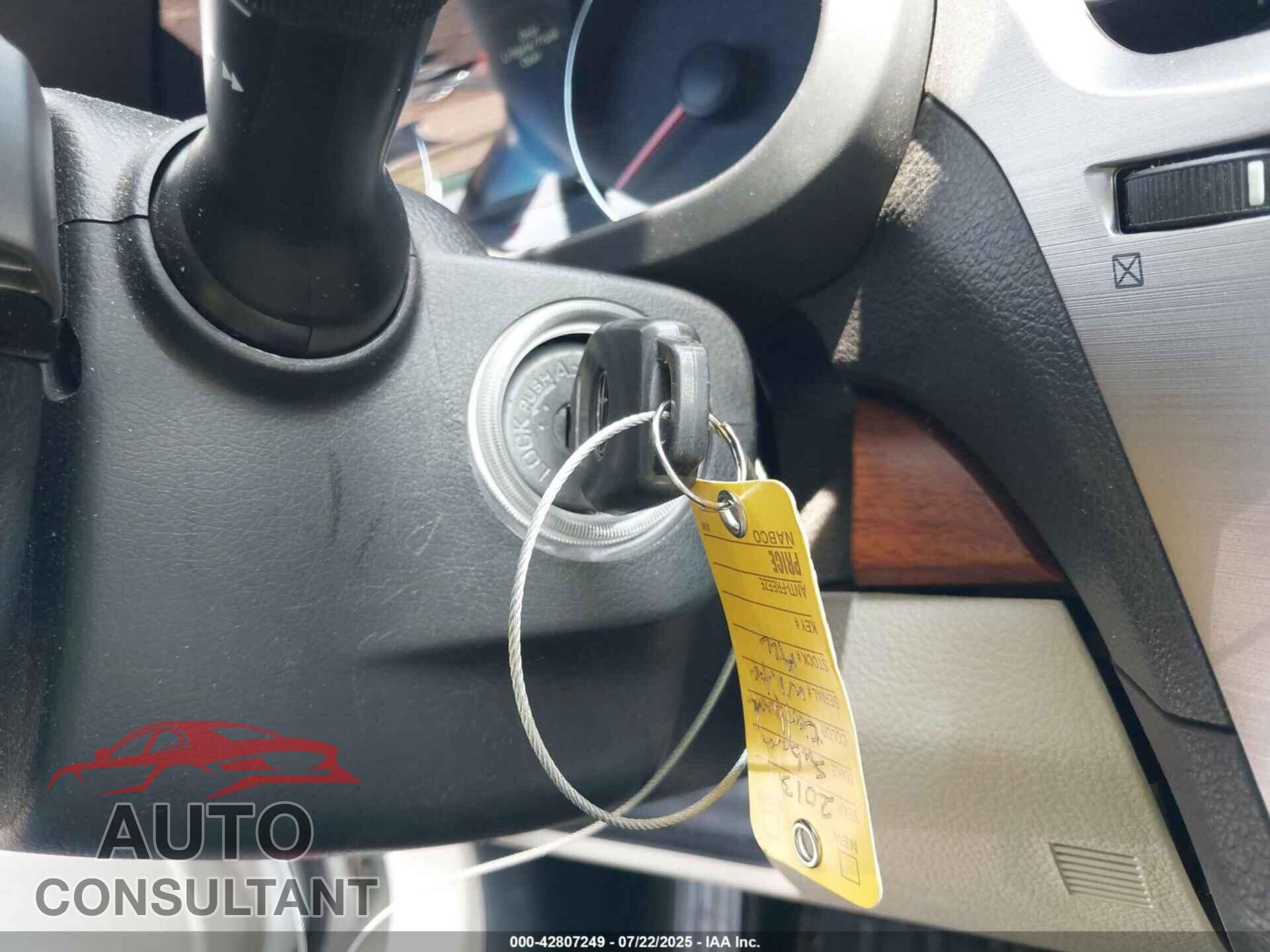 SUBARU OUTBACK 2013 - 4S4BRDKC1D2210562