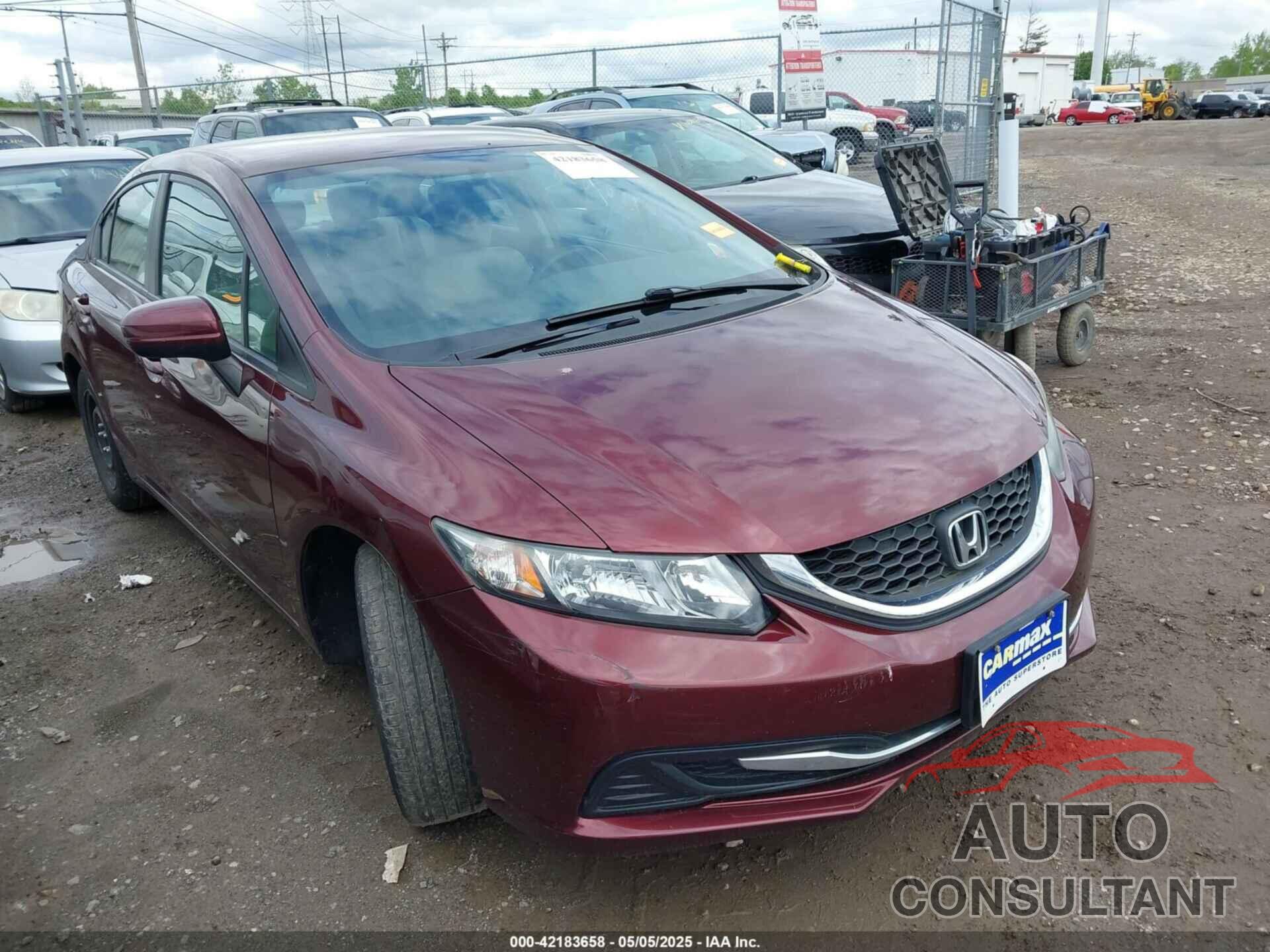 HONDA CIVIC 2014 - 19XFB2F57EE008291