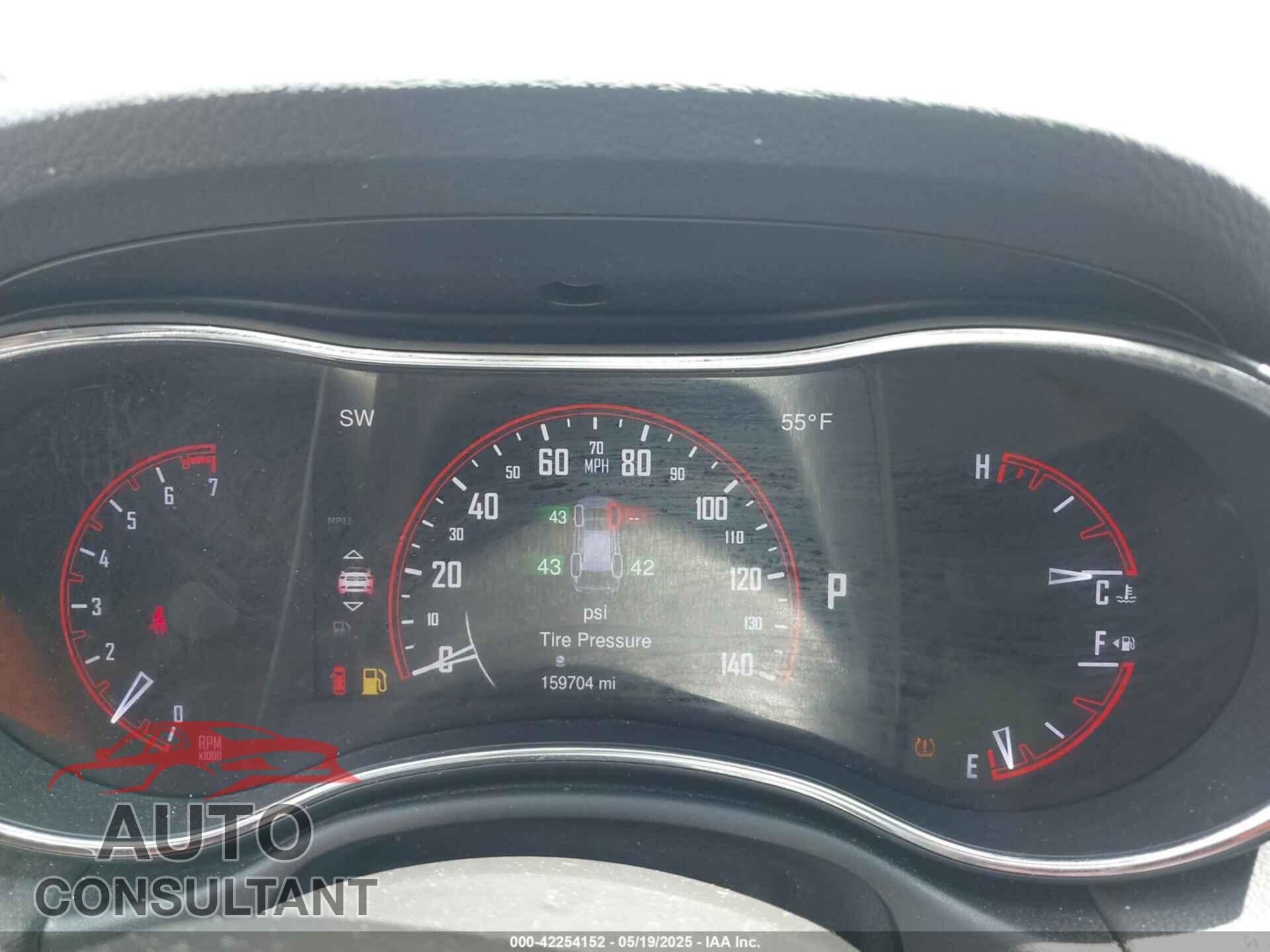 DODGE DURANGO 2015 - 1C4RDHEG3FC120012