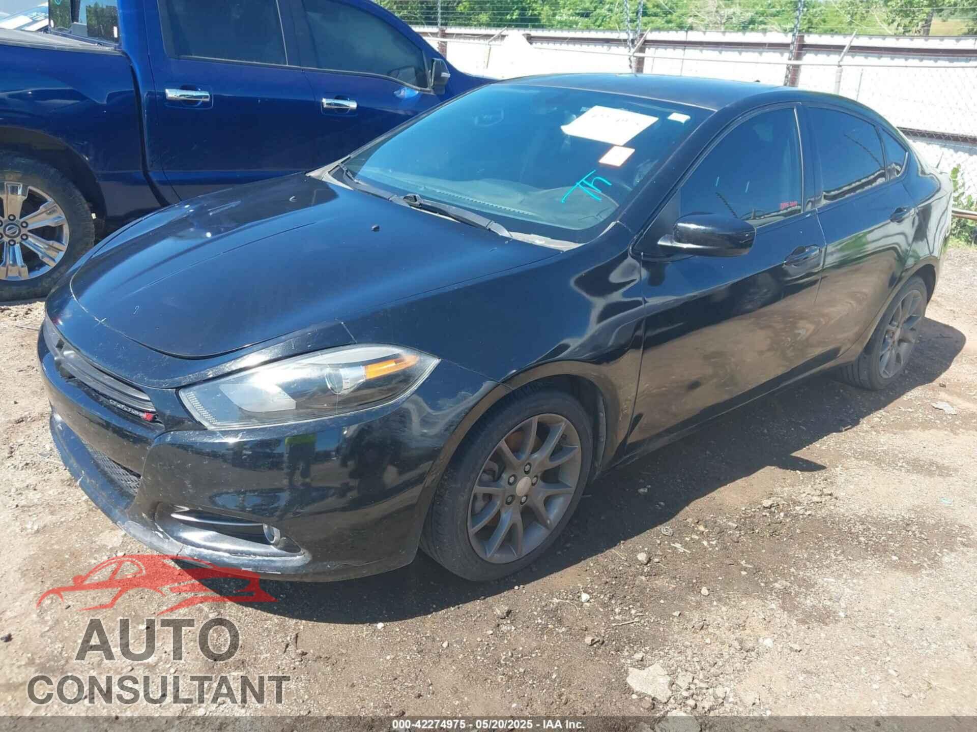 DODGE DART 2015 - 1C3CDFBB9FD298847