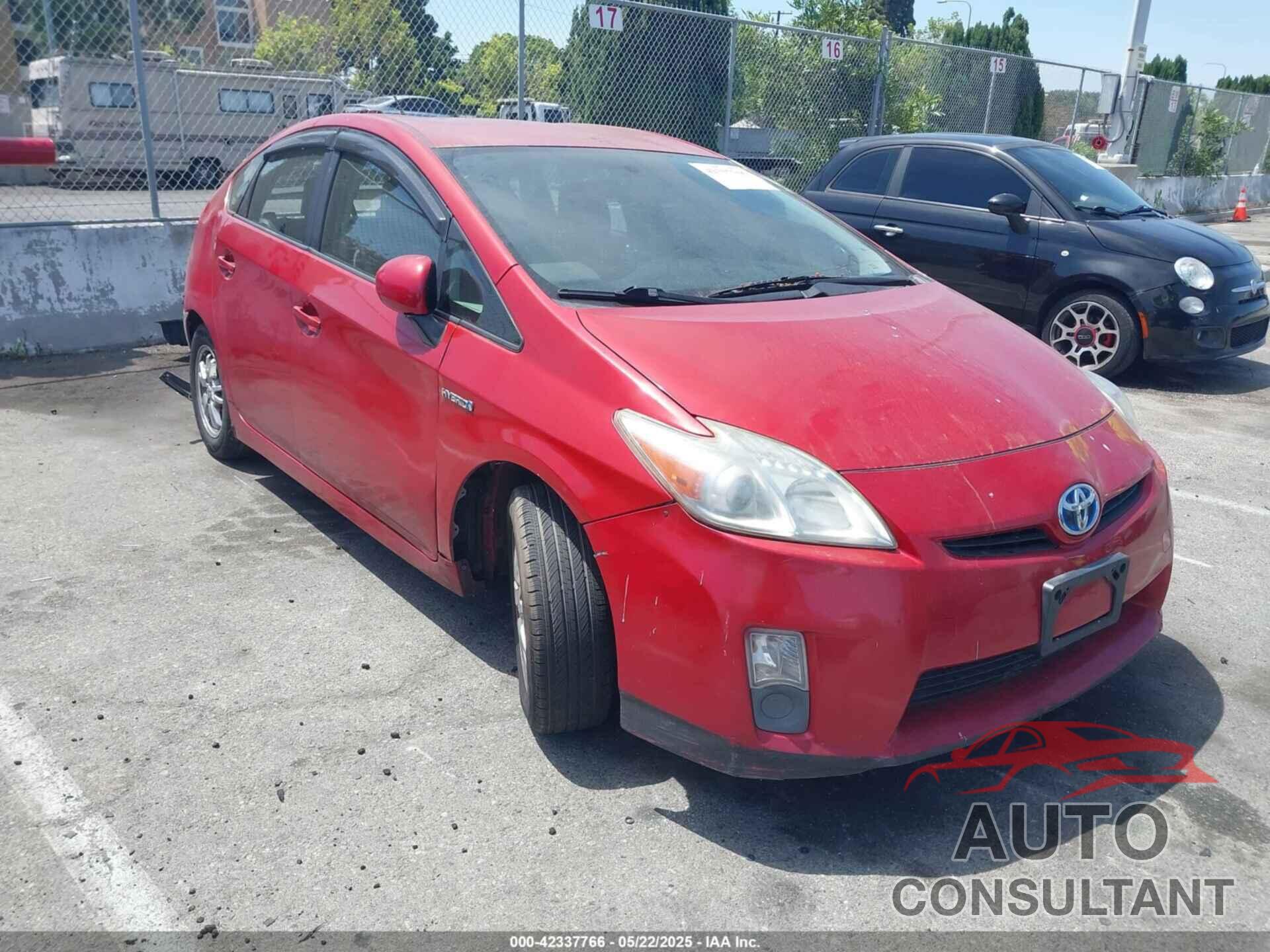 TOYOTA PRIUS 2010 - JTDKN3DU4A5125659