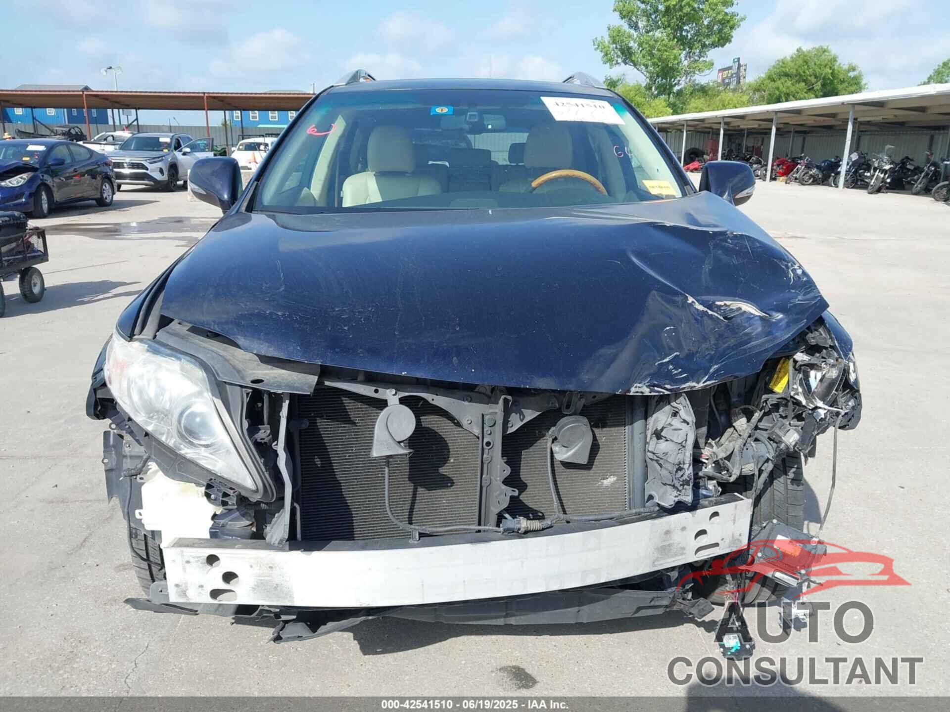 LEXUS RX 350 2010 - 2T2ZK1BA0AC011354