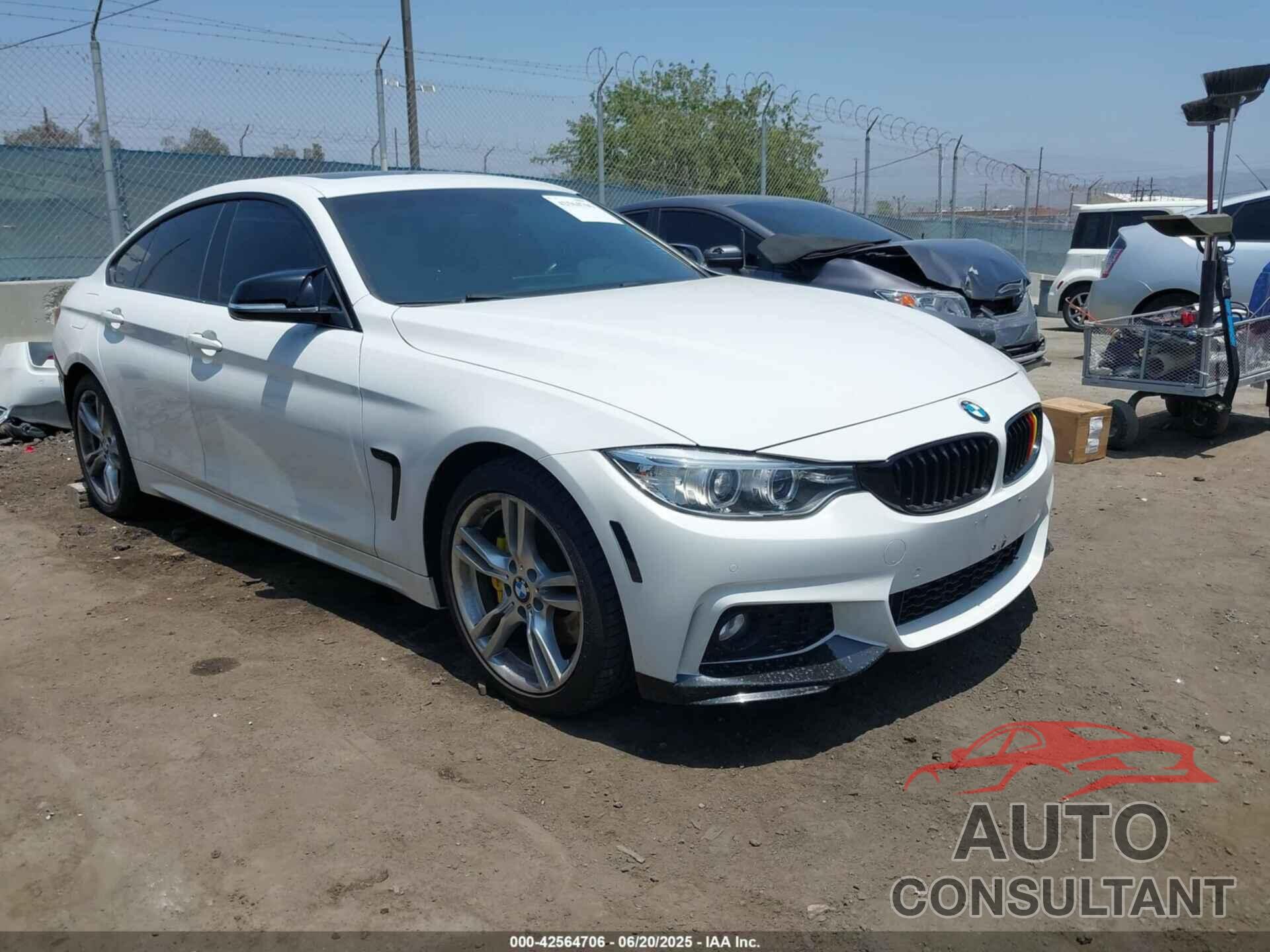BMW 430I GRAN COUPE 2017 - WBA4F7C33HG788528
