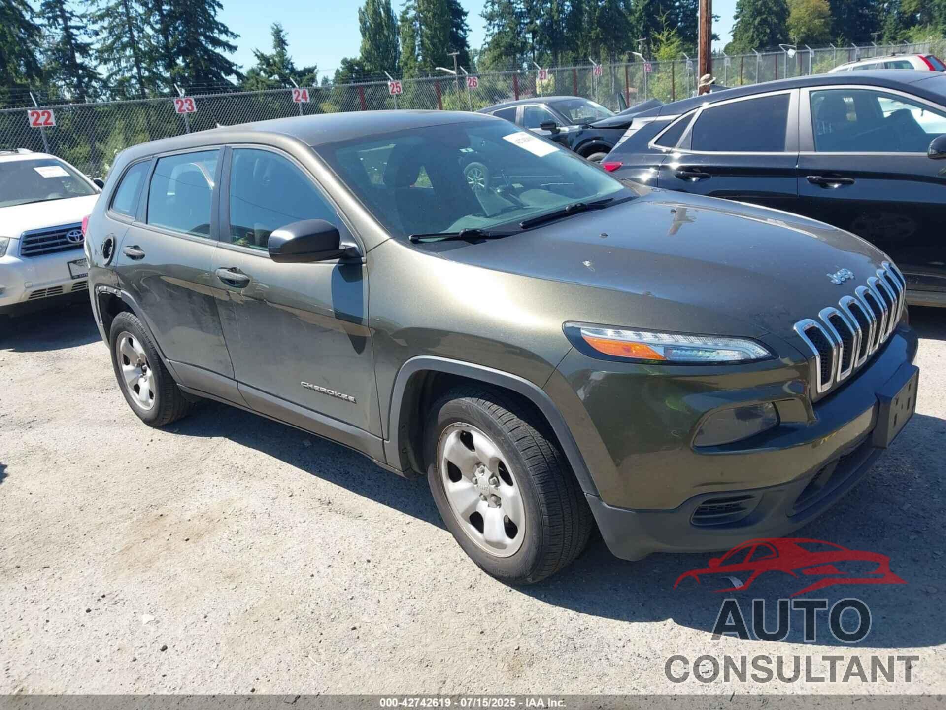 JEEP CHEROKEE 2015 - 1C4PJLAB6FW722642