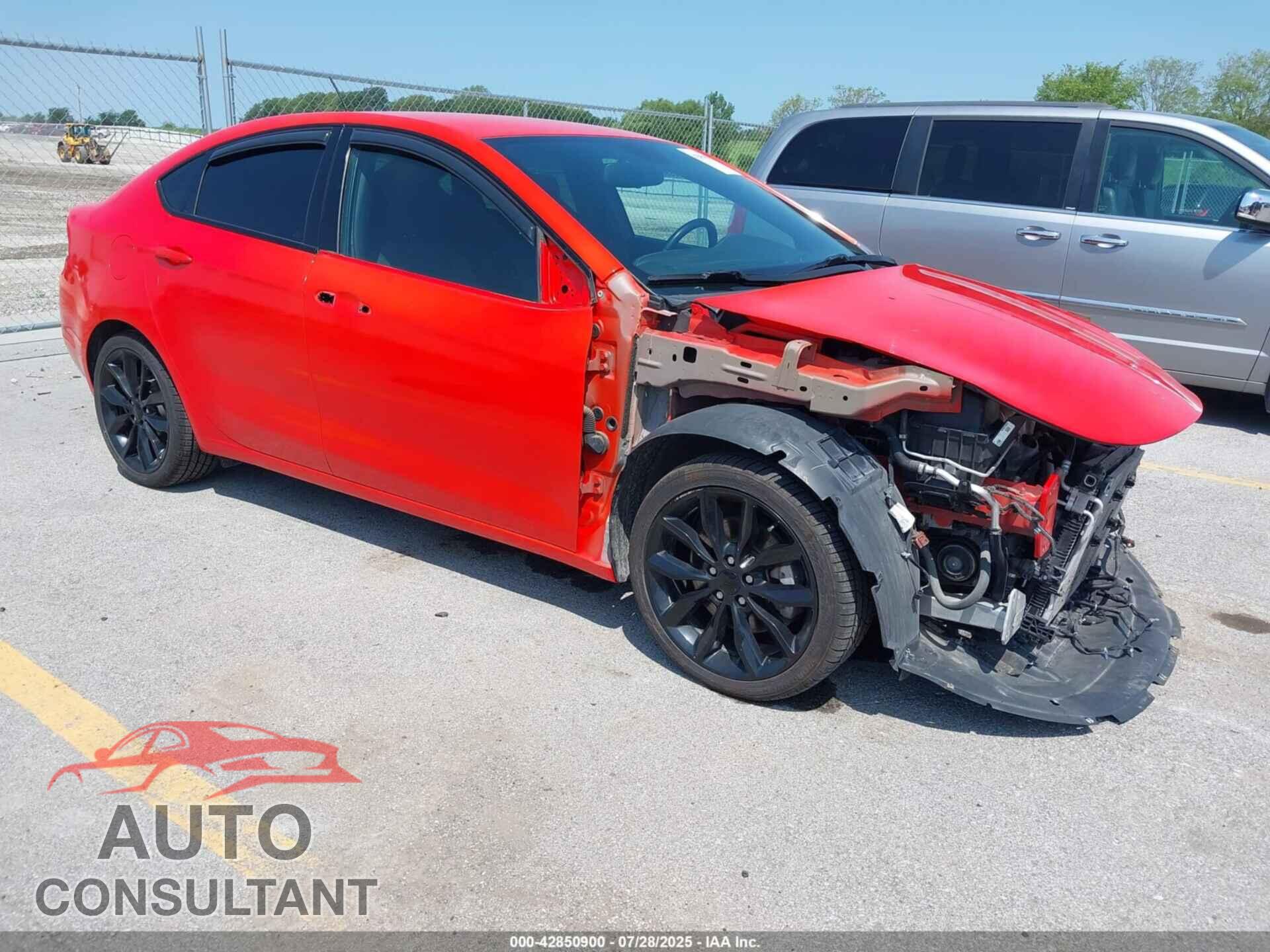 DODGE DART 2016 - 1C3CDFBB1GD680324