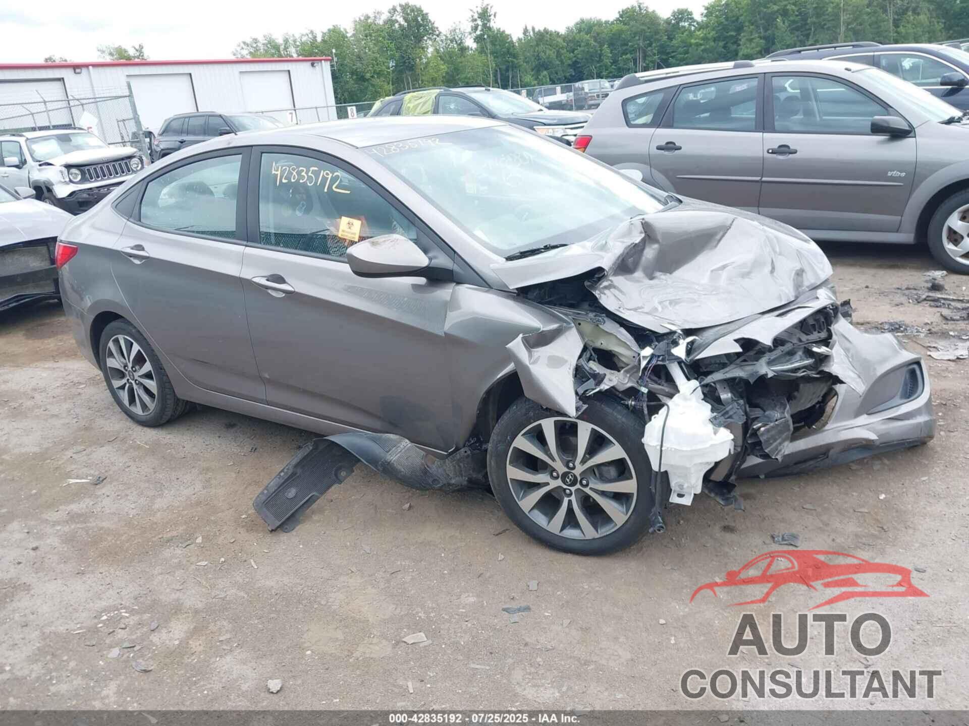 HYUNDAI ACCENT 2017 - KMHCT4AE7HU361683