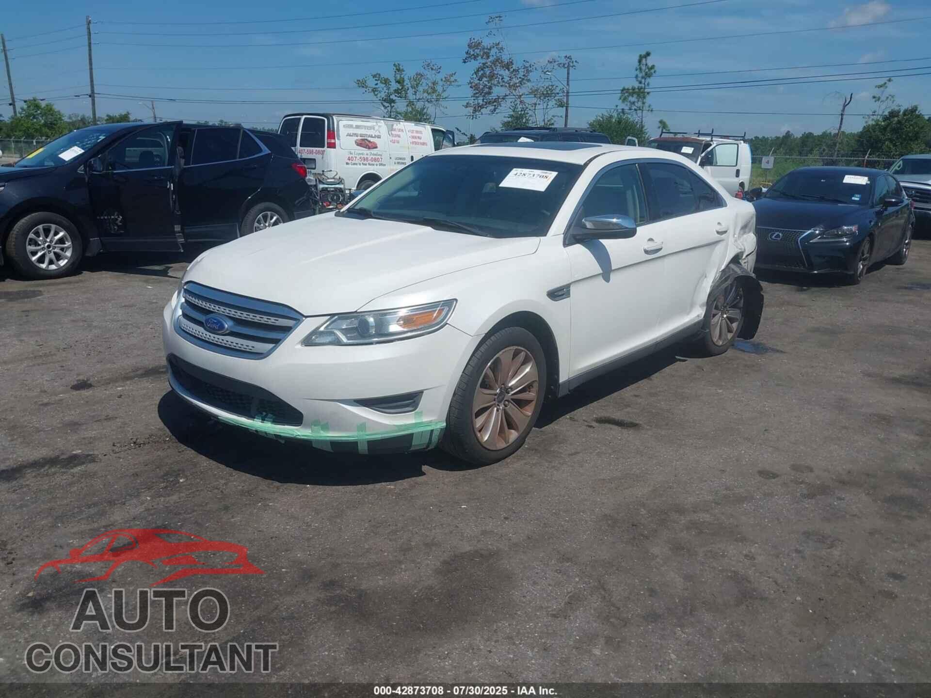 FORD TAURUS 2012 - 1FAHP2FW8CG122855