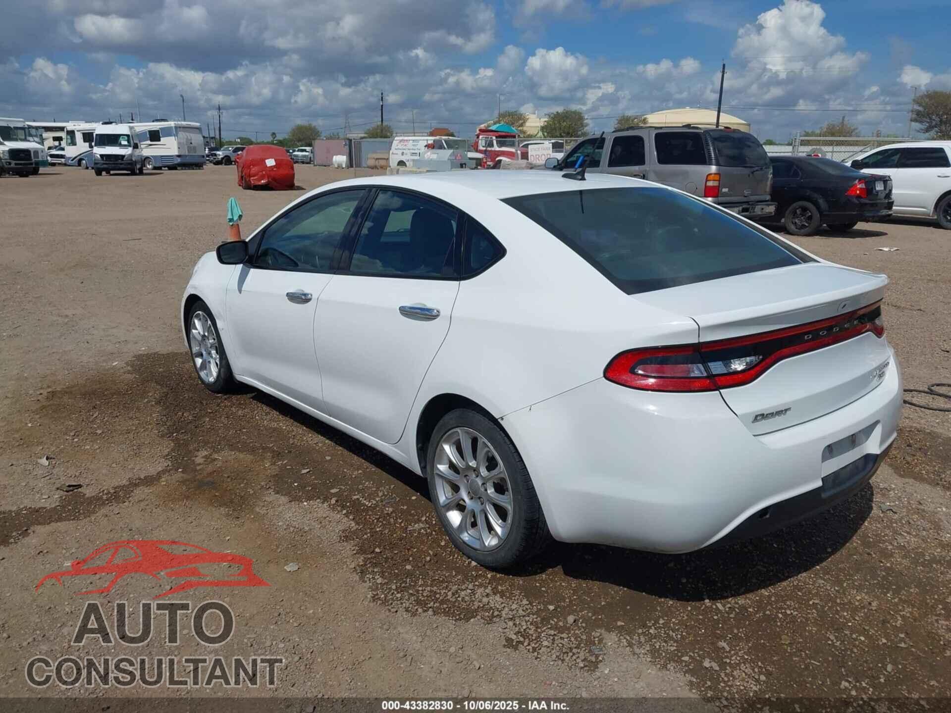 DODGE DART 2014 - 1C3CDFCB4ED819700