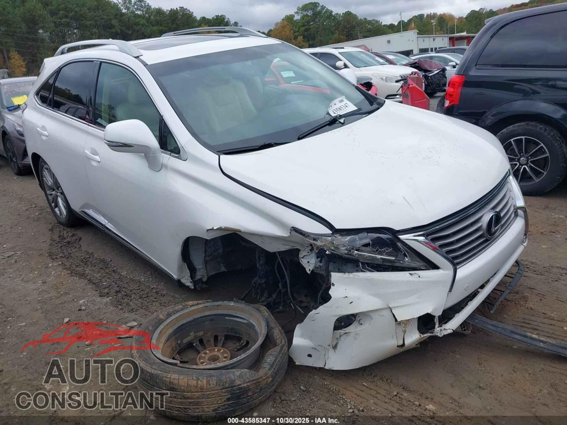 LEXUS RX 2013 - 2T2ZK1BA0DC129974
