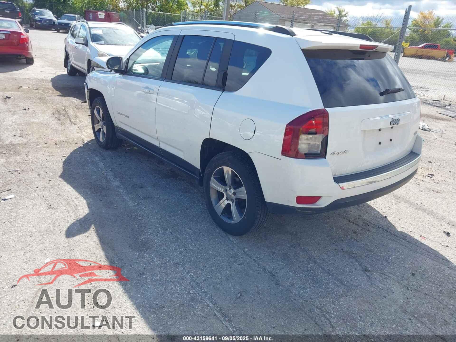 JEEP COMPASS 2017 - 1C4NJDEB6HD110575