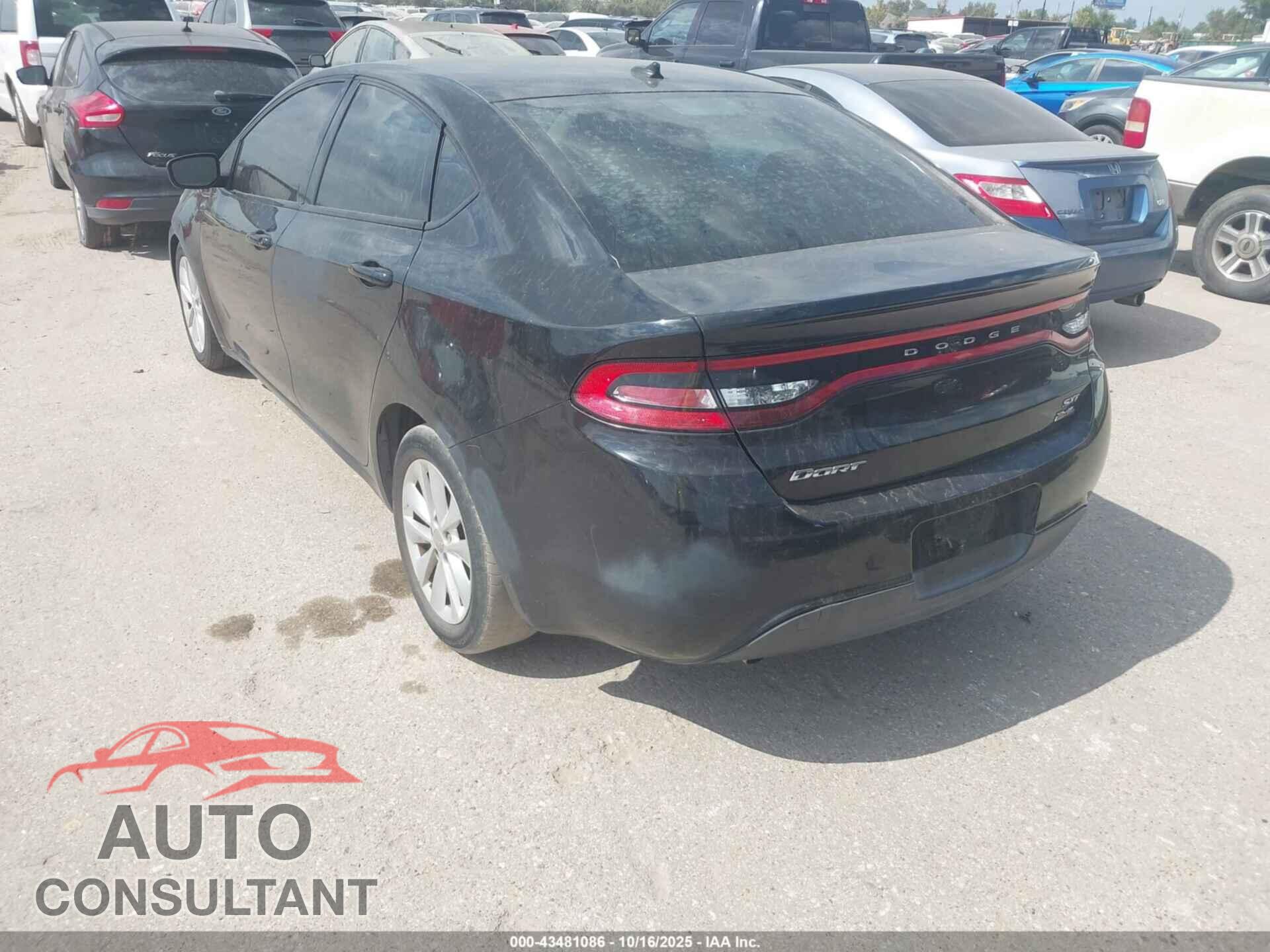 DODGE DART 2014 - 1C3CDFBB3ED851748