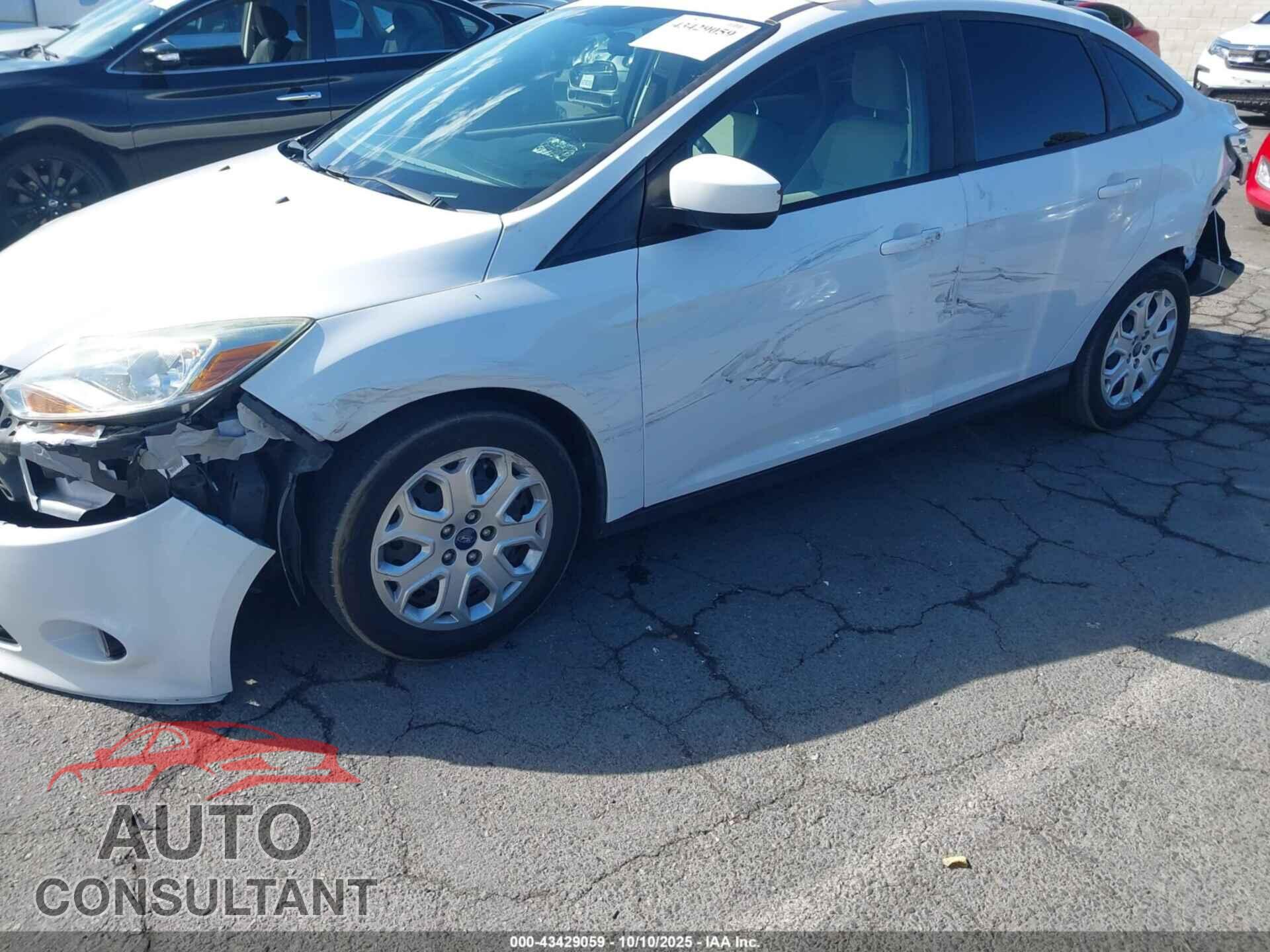 FORD FOCUS 2012 - 1FAHP3F2XCL222384