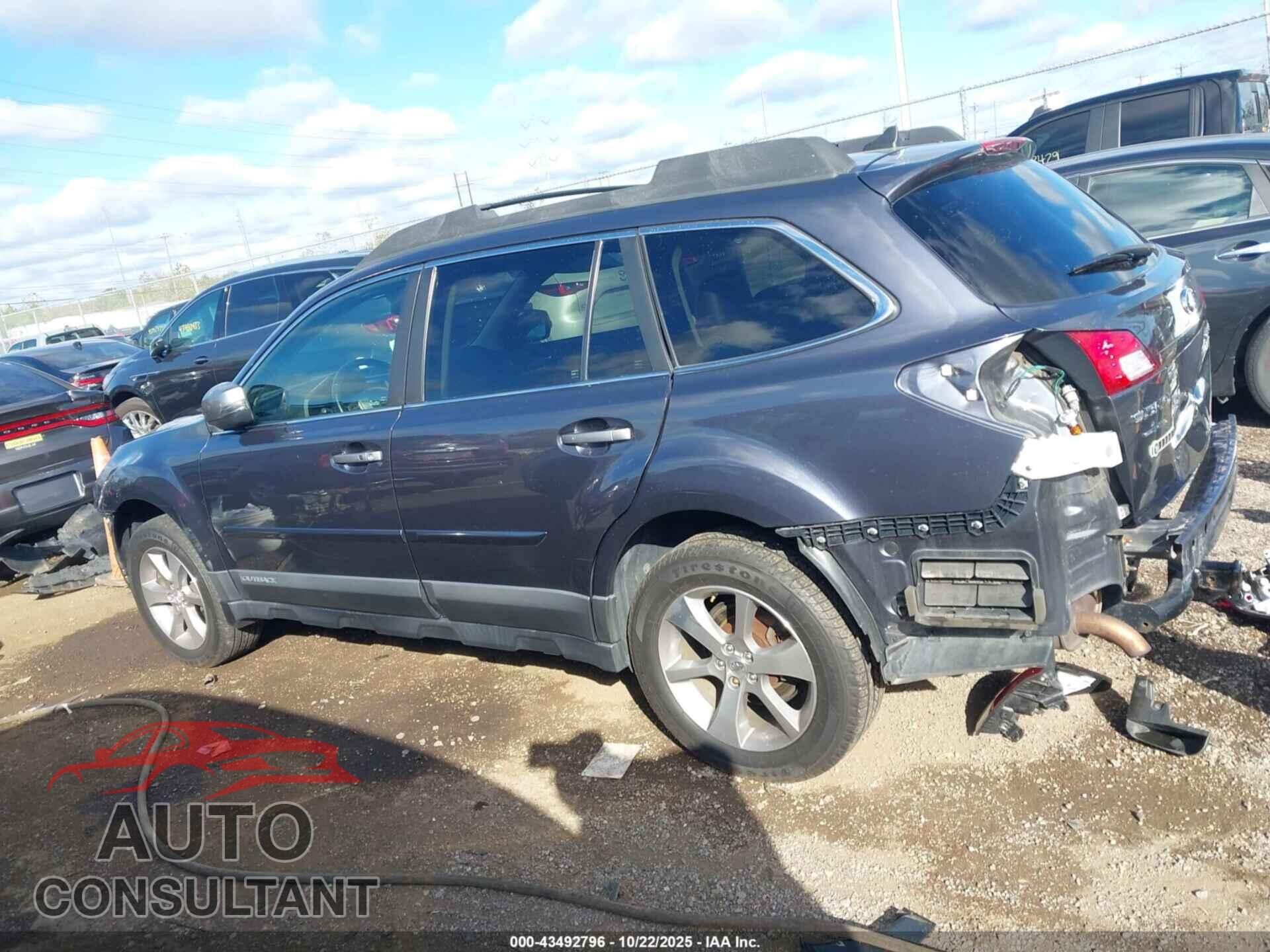 SUBARU OUTBACK 2014 - 4S4BRBPC3E3207459
