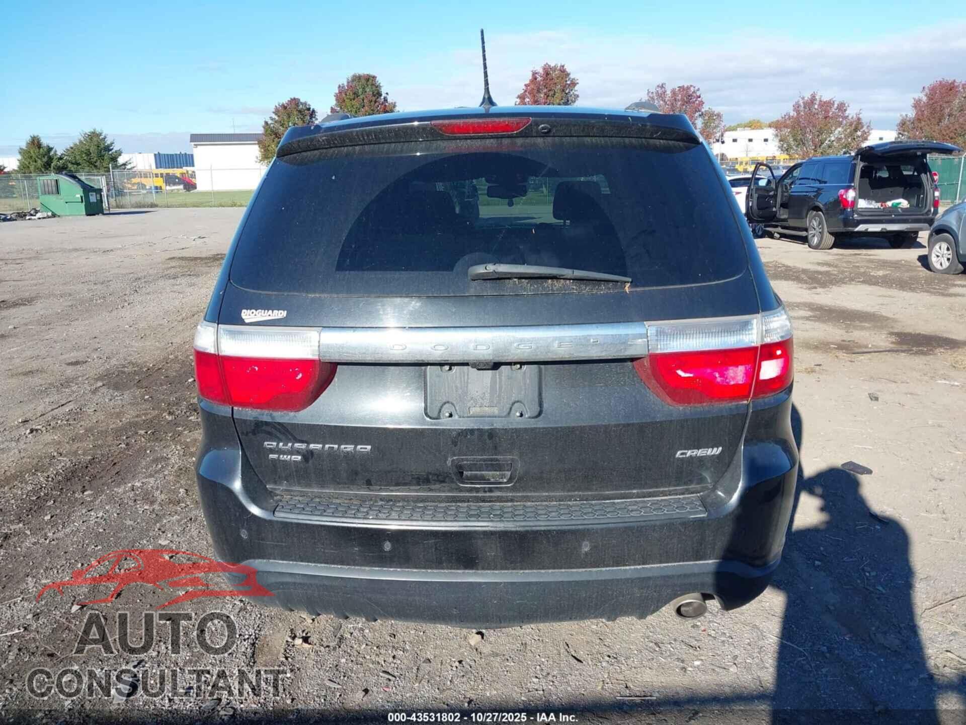 DODGE DURANGO 2011 - 1D4RE4GG5BC599694