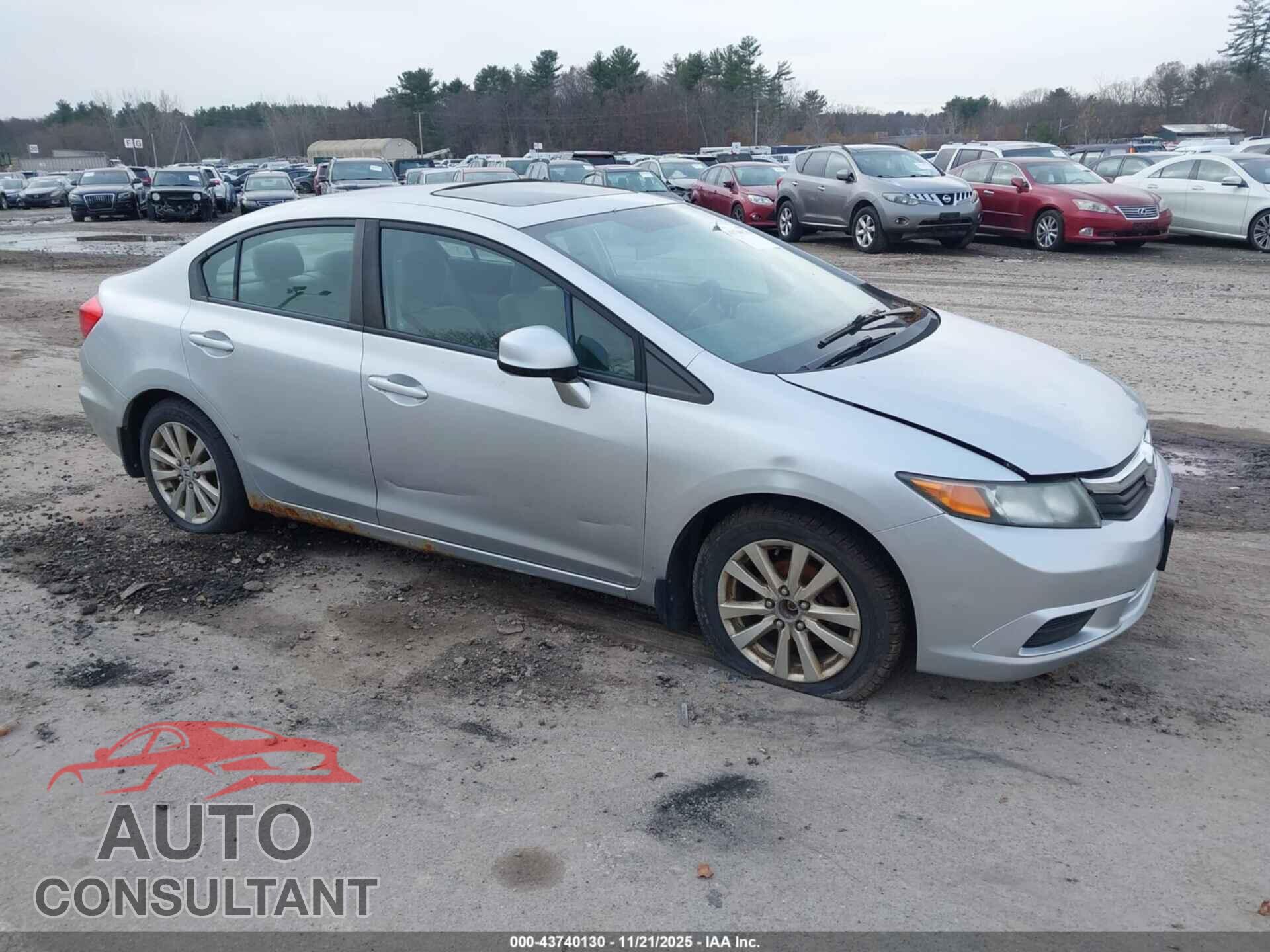 HONDA CIVIC 2012 - 2HGFB2F81CH599005