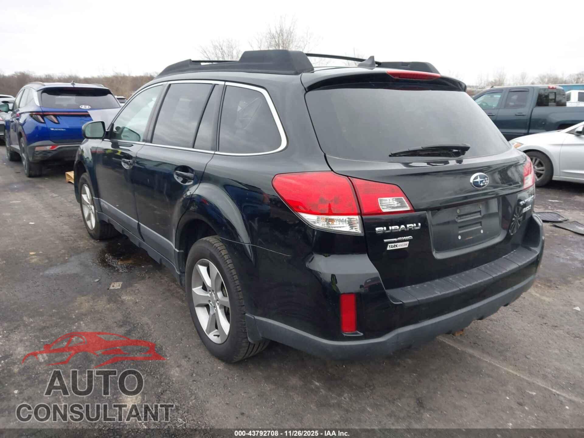 SUBARU OUTBACK 2014 - 4S4BRBLC8E3216681