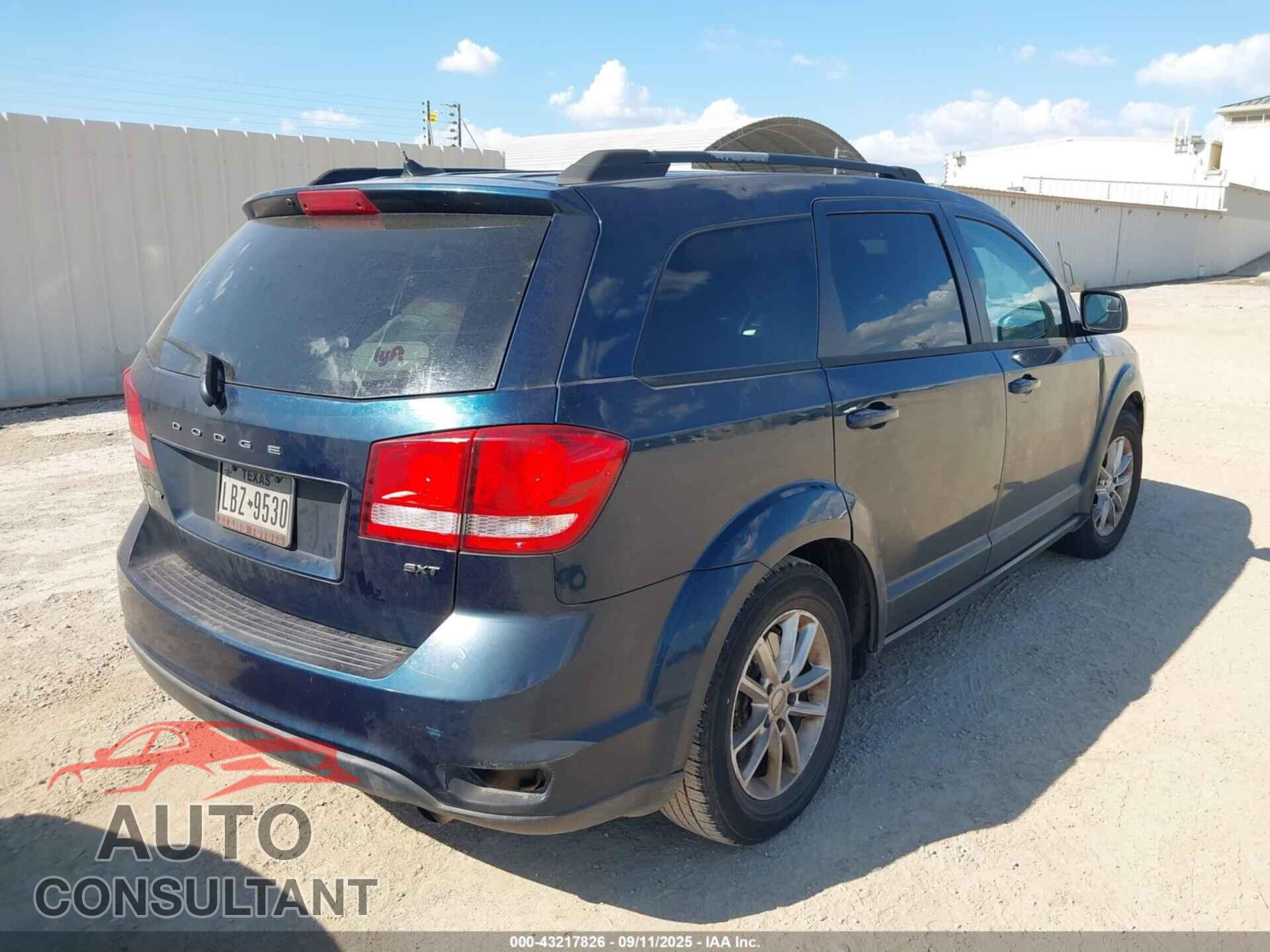 DODGE JOURNEY 2014 - 3C4PDCBB9ET244436