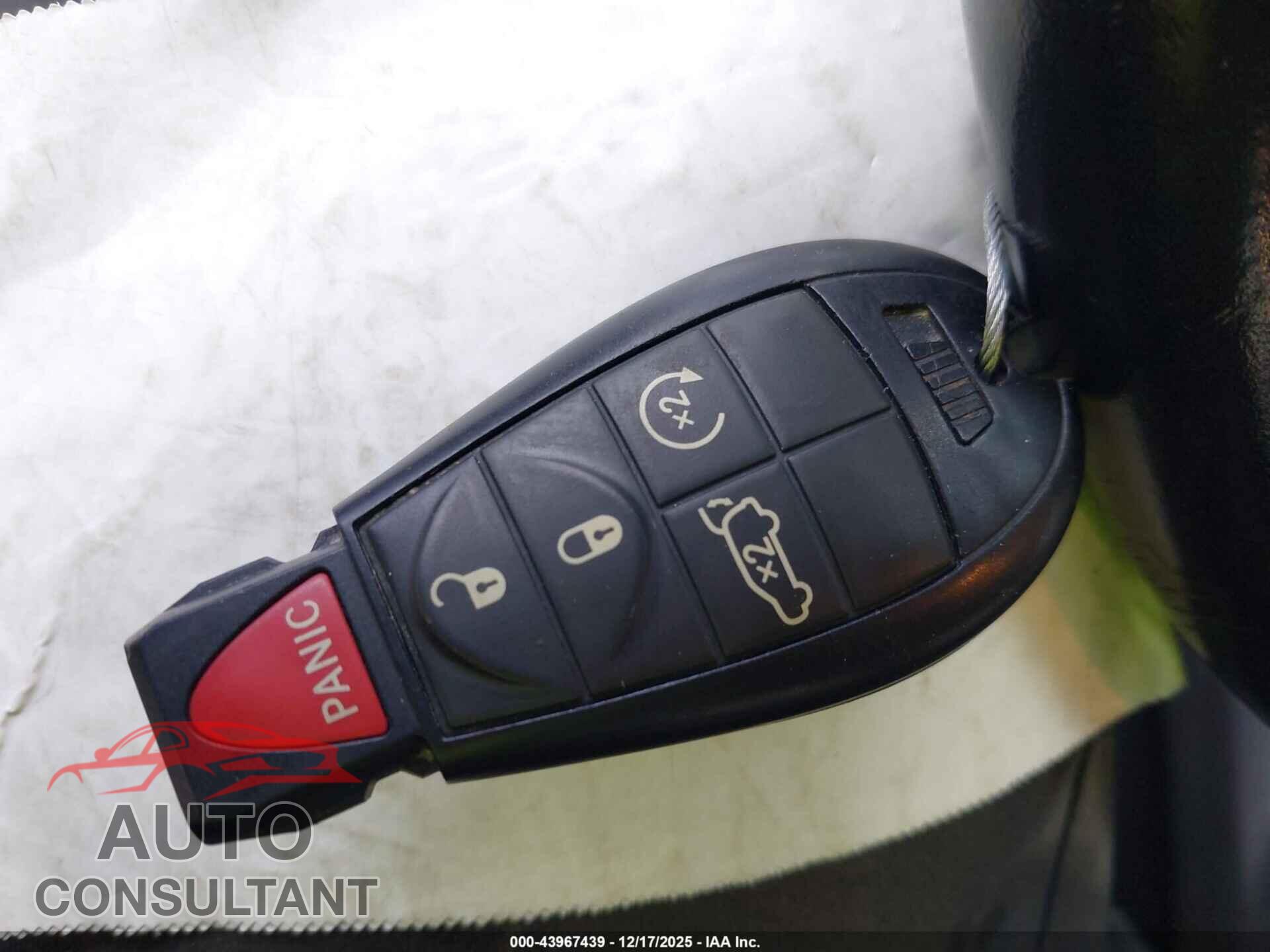 DODGE DURANGO 2012 - 1C4RDJEG5CC336544