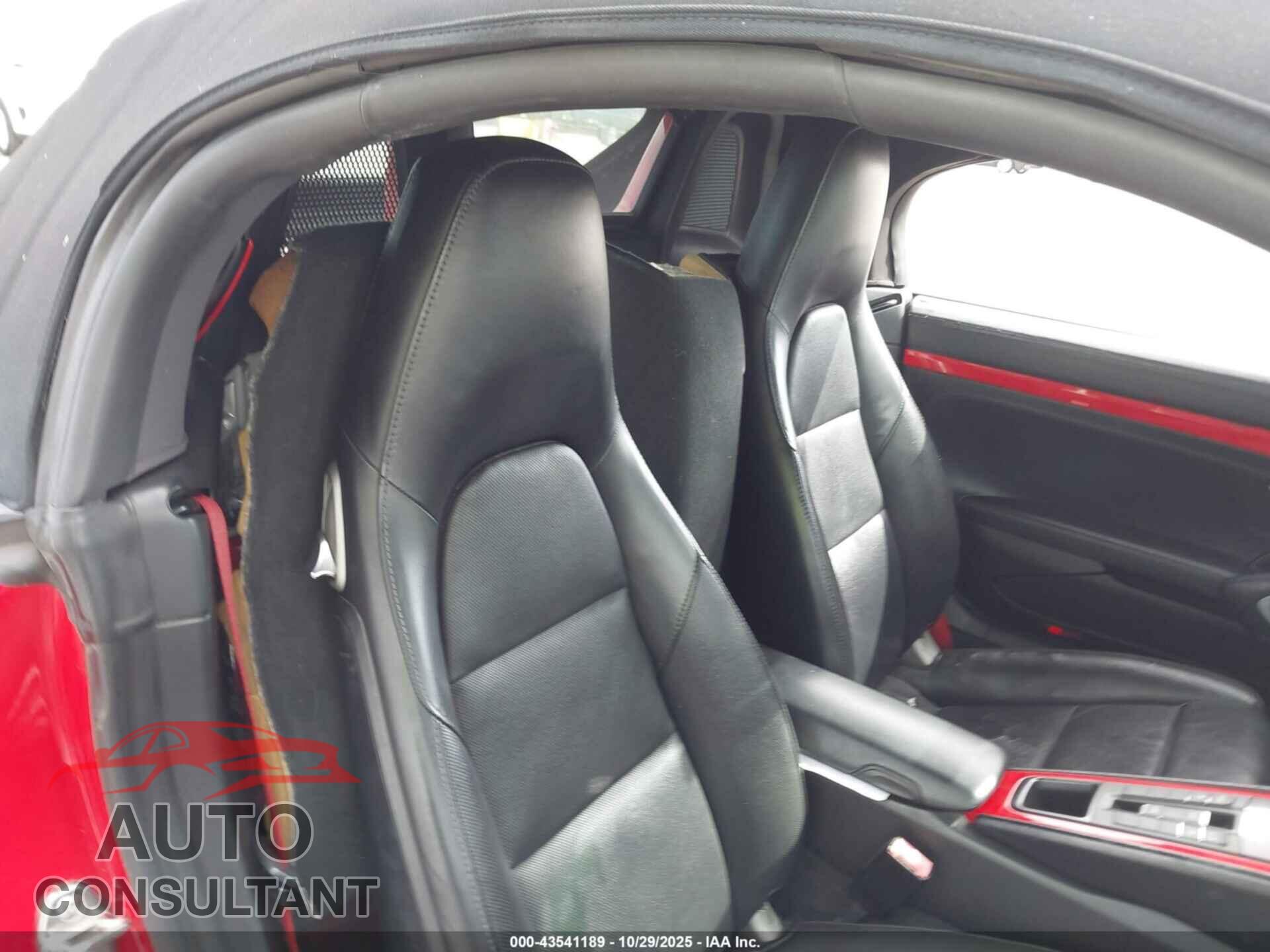 PORSCHE BOXSTER 2015 - WP0CA2A84FS120410