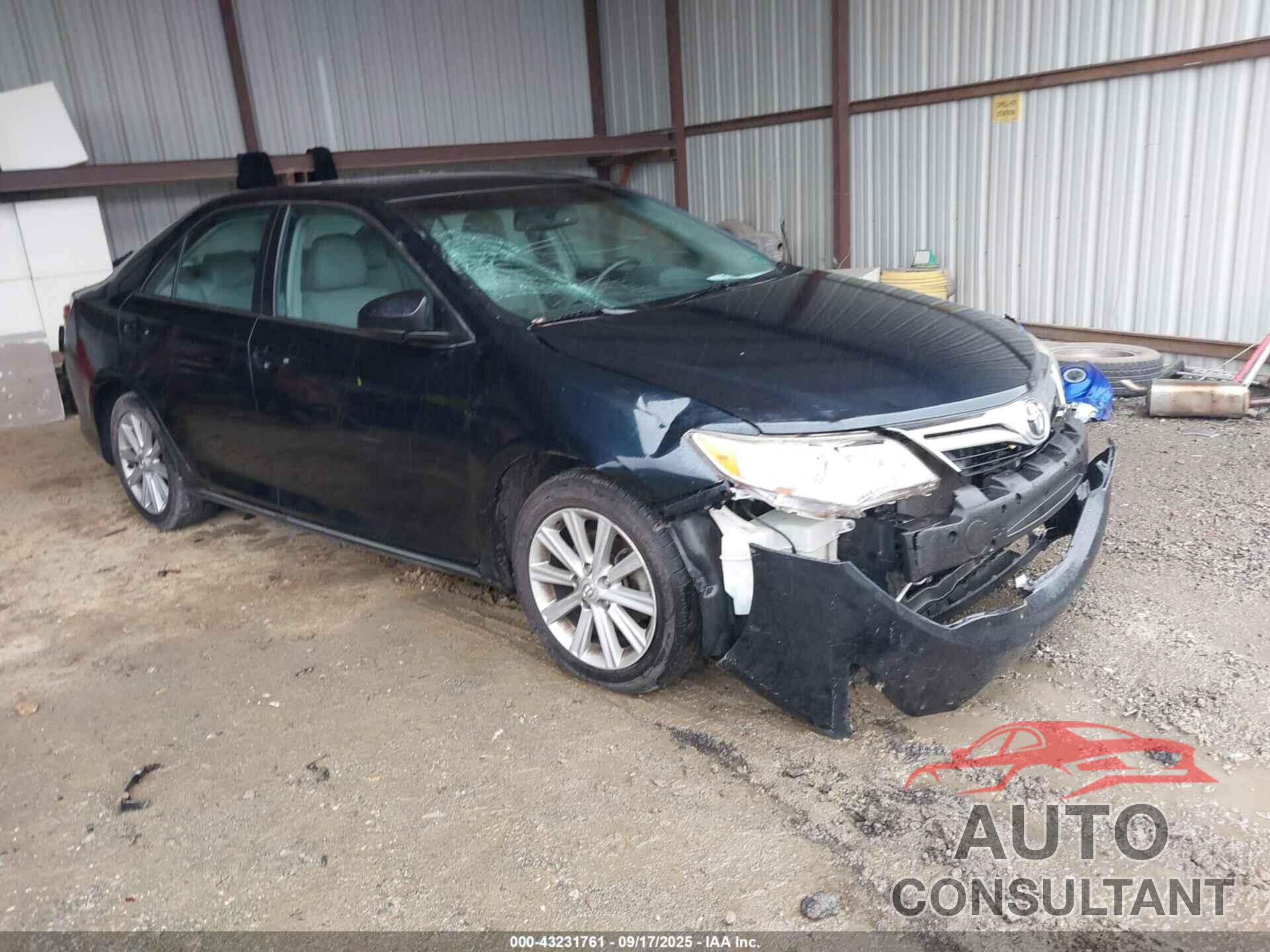 TOYOTA CAMRY 2012 - 4T4BF1FK8CR264006