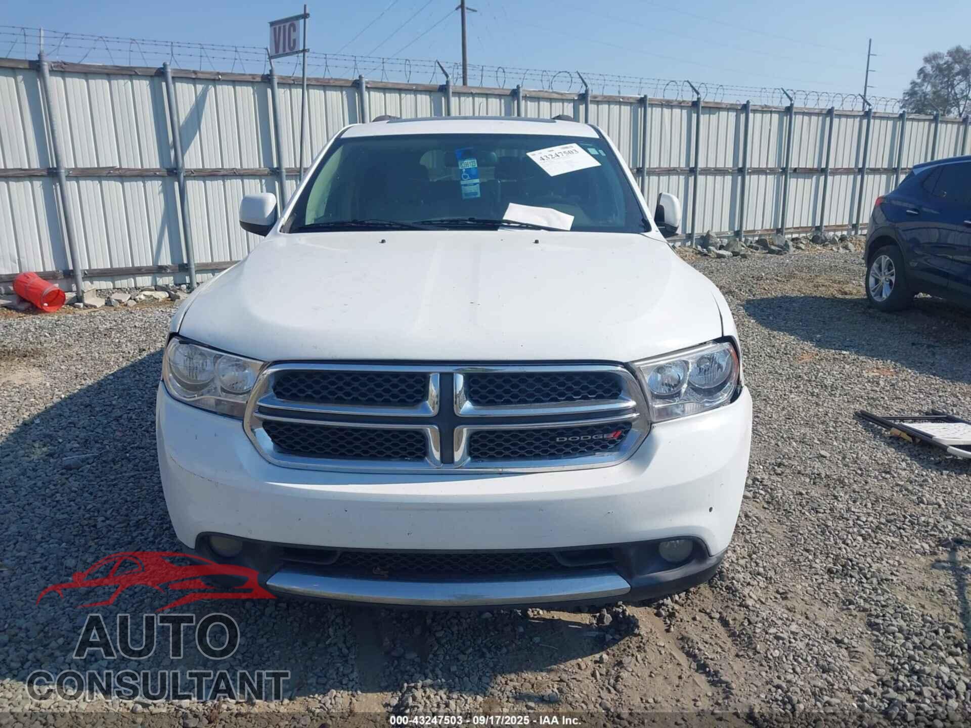 DODGE DURANGO 2013 - 1C4RDJAG8DC572242