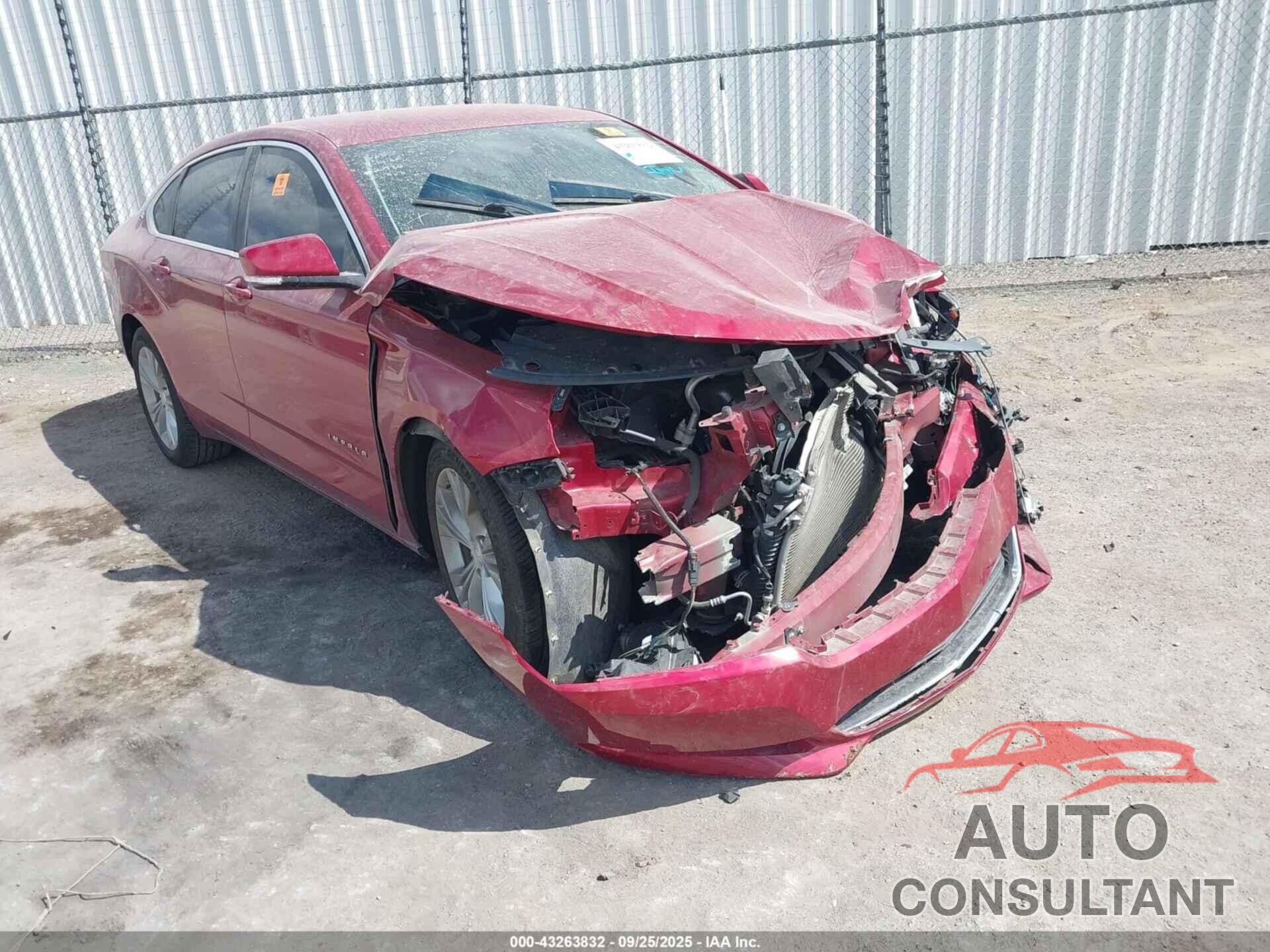CHEVROLET IMPALA 2014 - 2G1115SL2E9316463