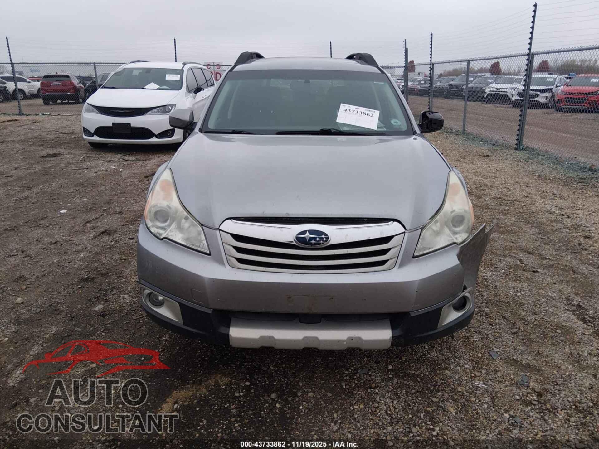 SUBARU OUTBACK 2011 - 4S4BRBKC8B3357764