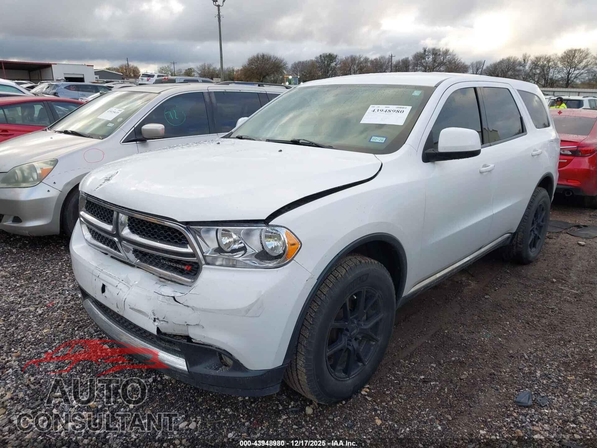 DODGE DURANGO 2013 - 1C4RDHAG6DC637291