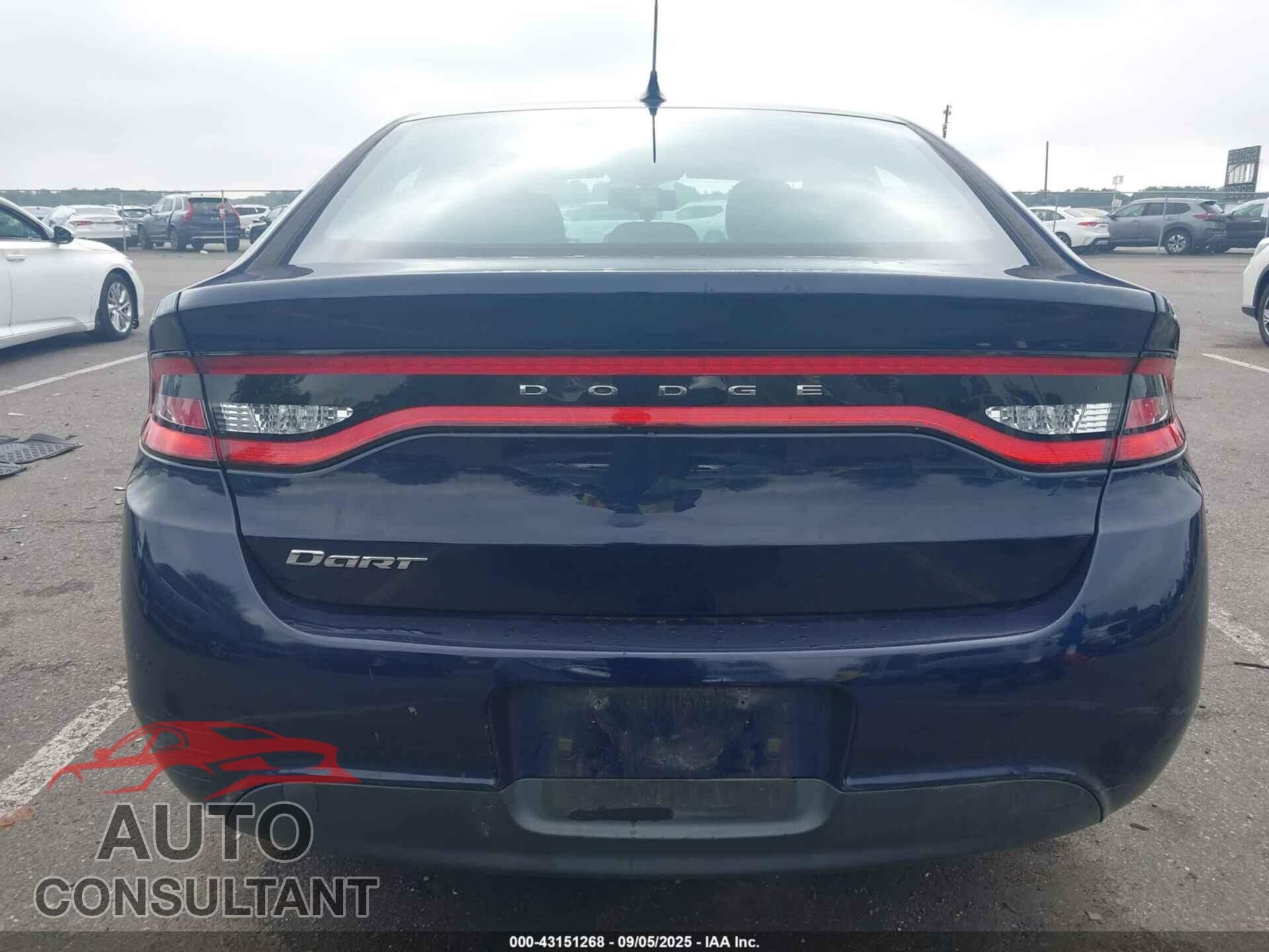 DODGE DART 2013 - 1C3CDFAA9DD105148