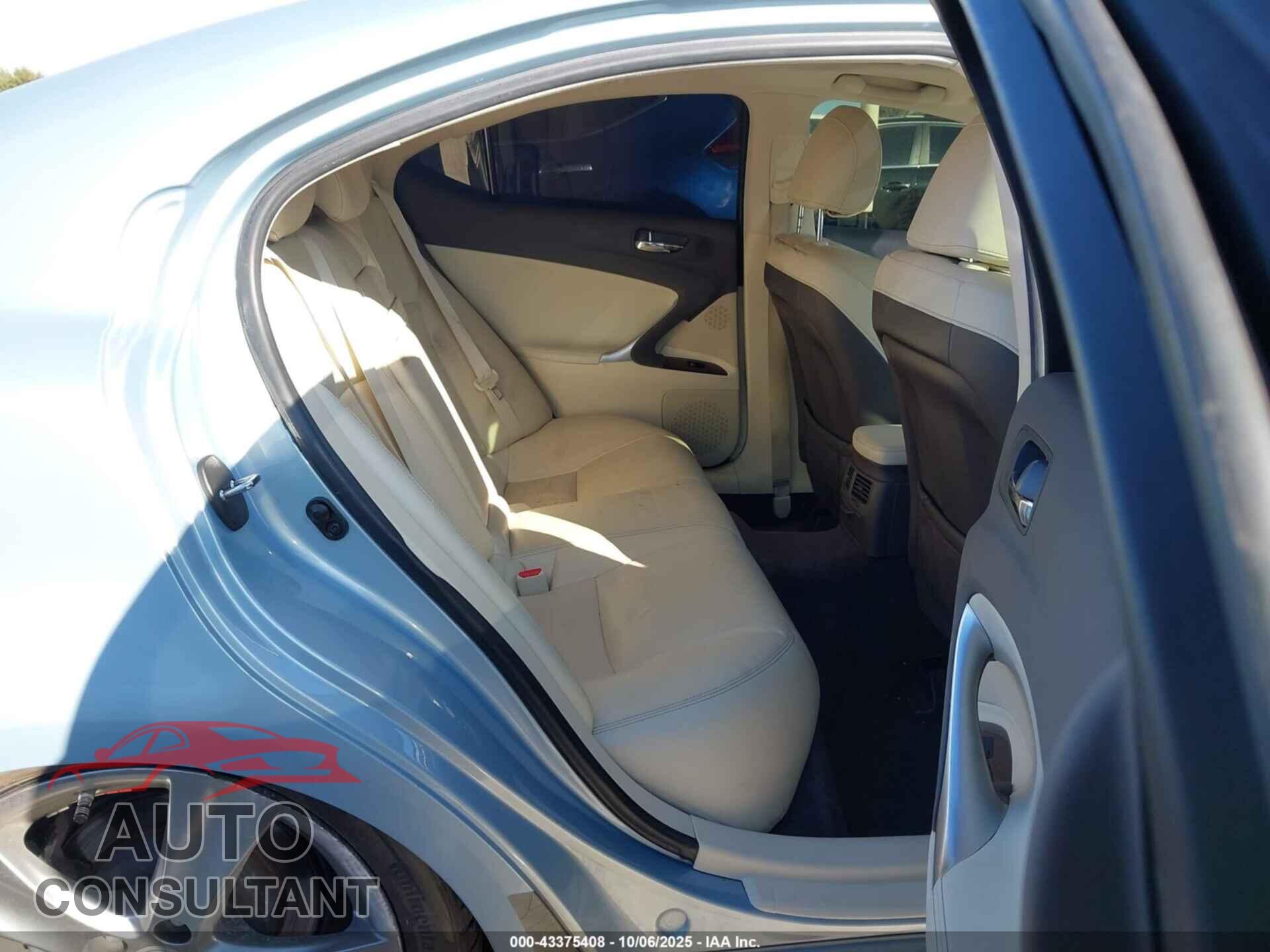 LEXUS IS 250 2013 - JTHBF5C28D5185357
