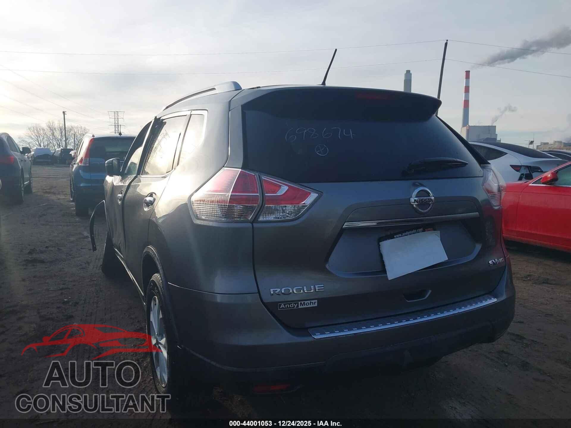 NISSAN ROGUE 2016 - KNMAT2MV2GP698674